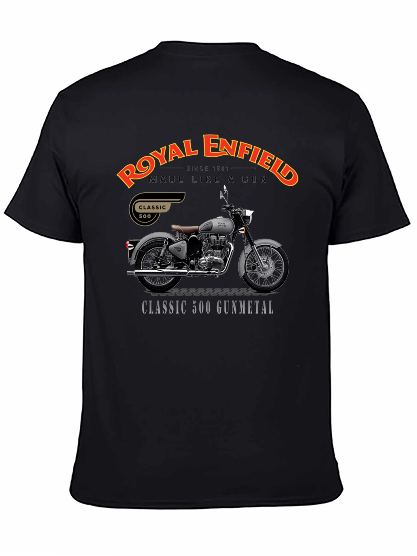Royal Enfield Classic 500 Gunmetal T-Shirt