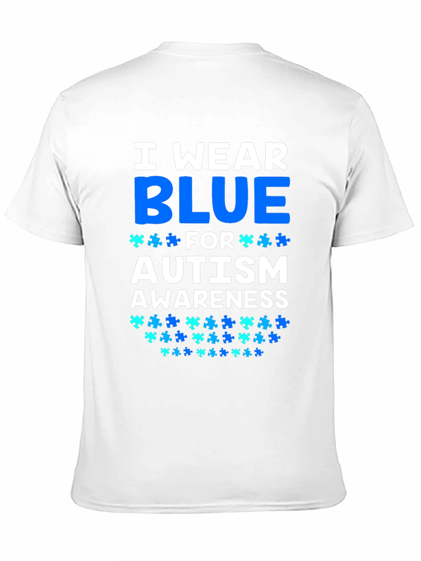 Autism Awareness T-Shirt - I Wear Blue