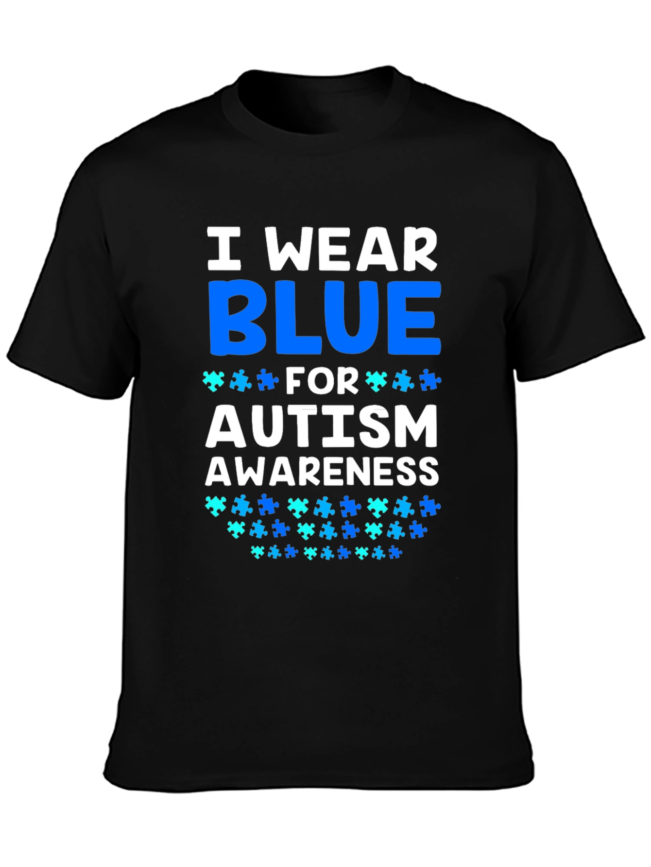Autism Awareness T-Shirt - I Wear Blue