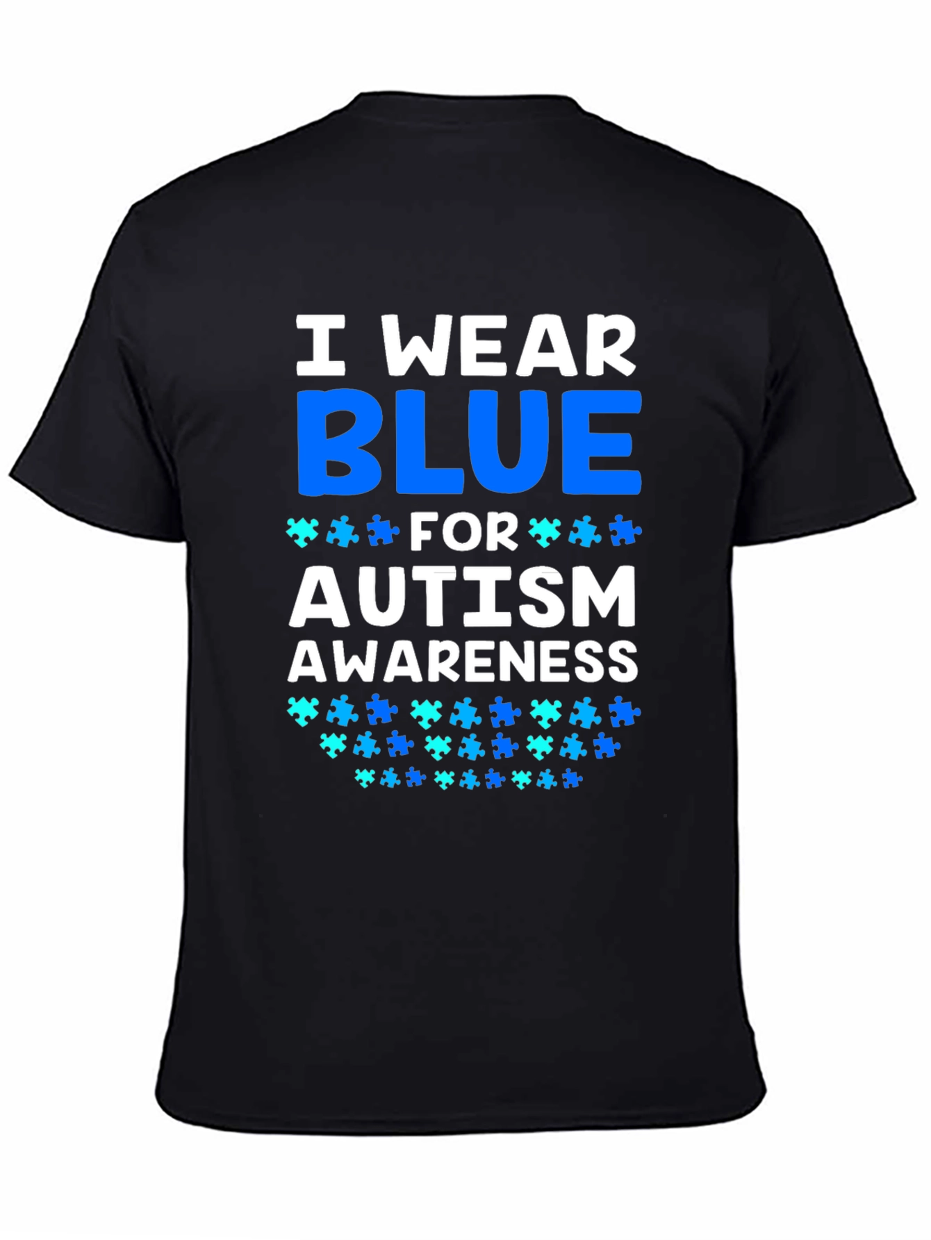 Autism Awareness T-Shirt - I Wear Blue