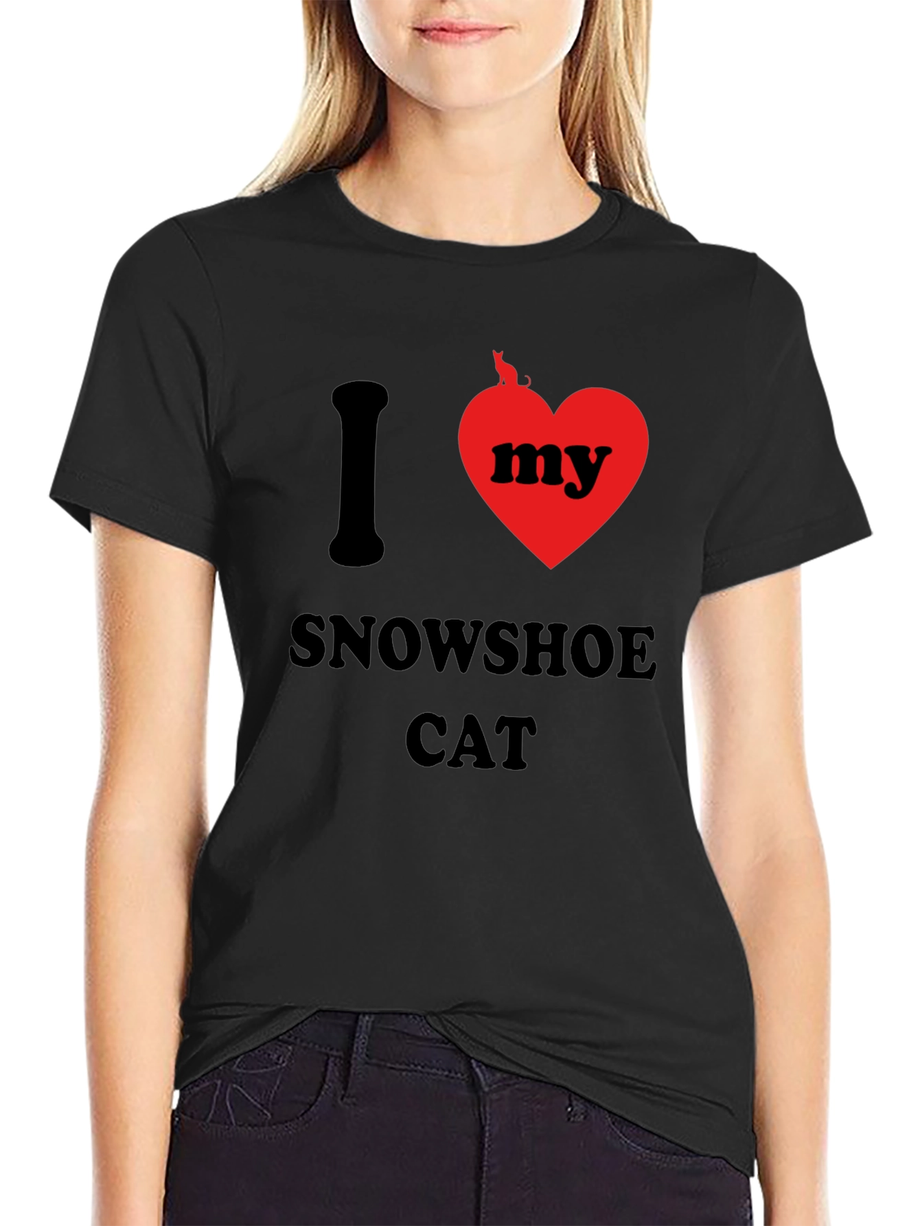 I Love My Snowshoe Cat T-Shirt