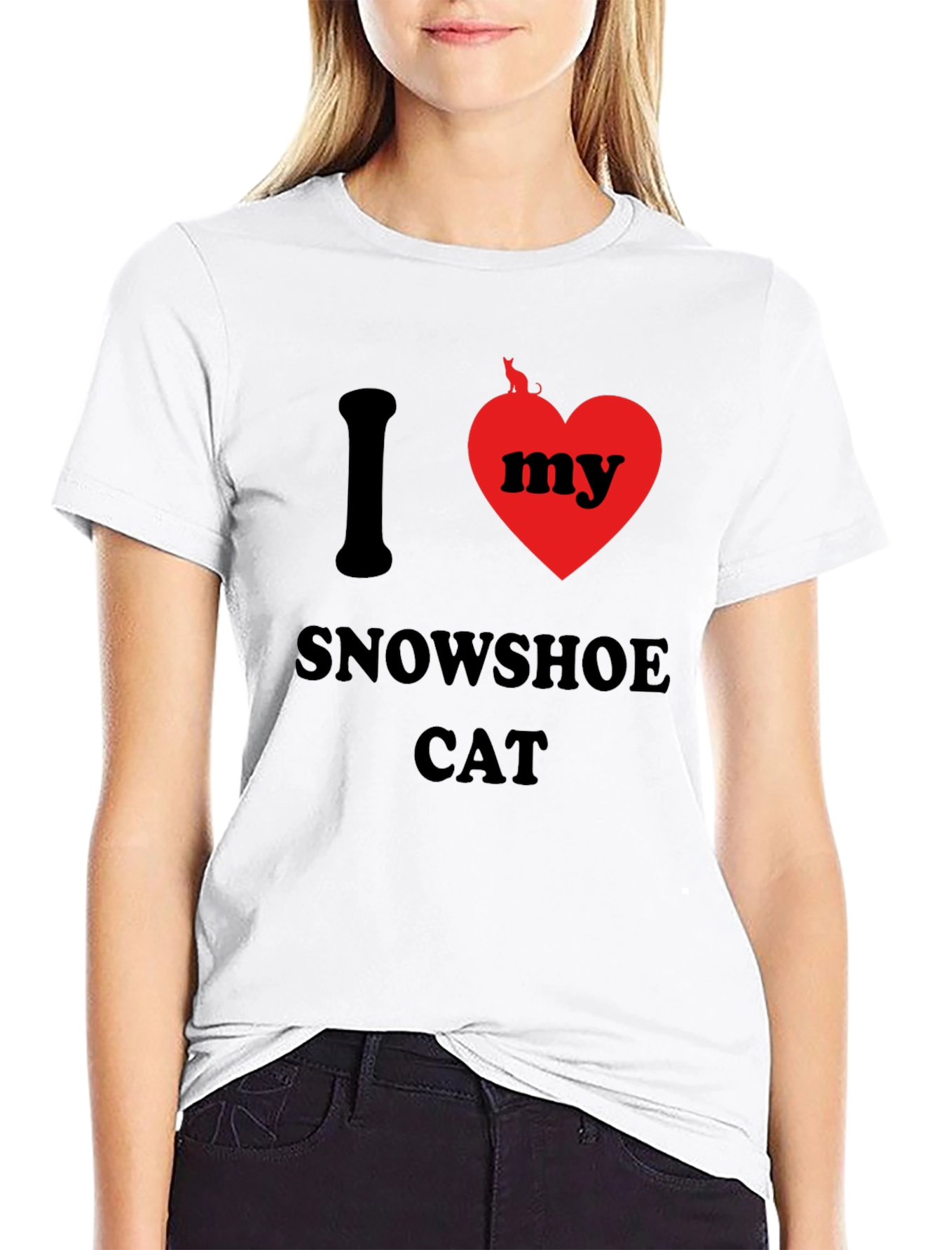 I Love My Snowshoe Cat T-Shirt
