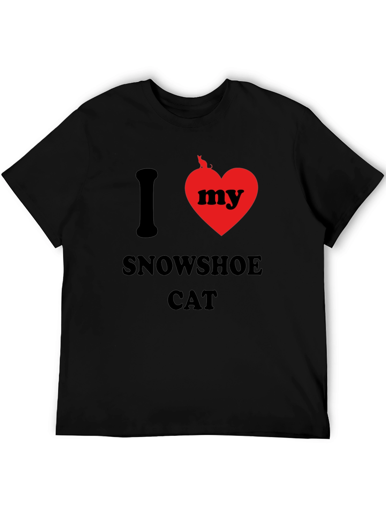 I Love My Snowshoe Cat T-Shirt