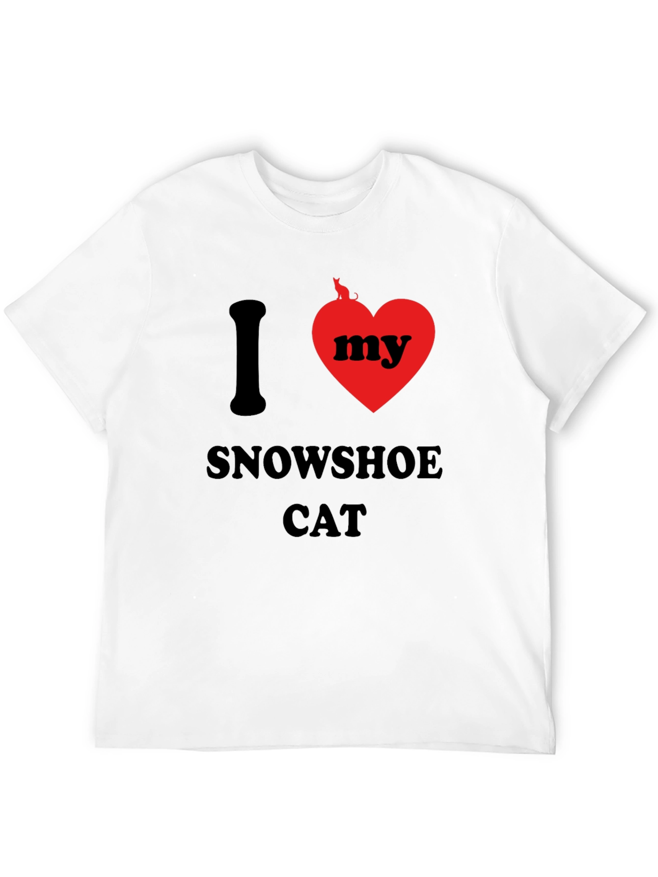 I Love My Snowshoe Cat T-Shirt