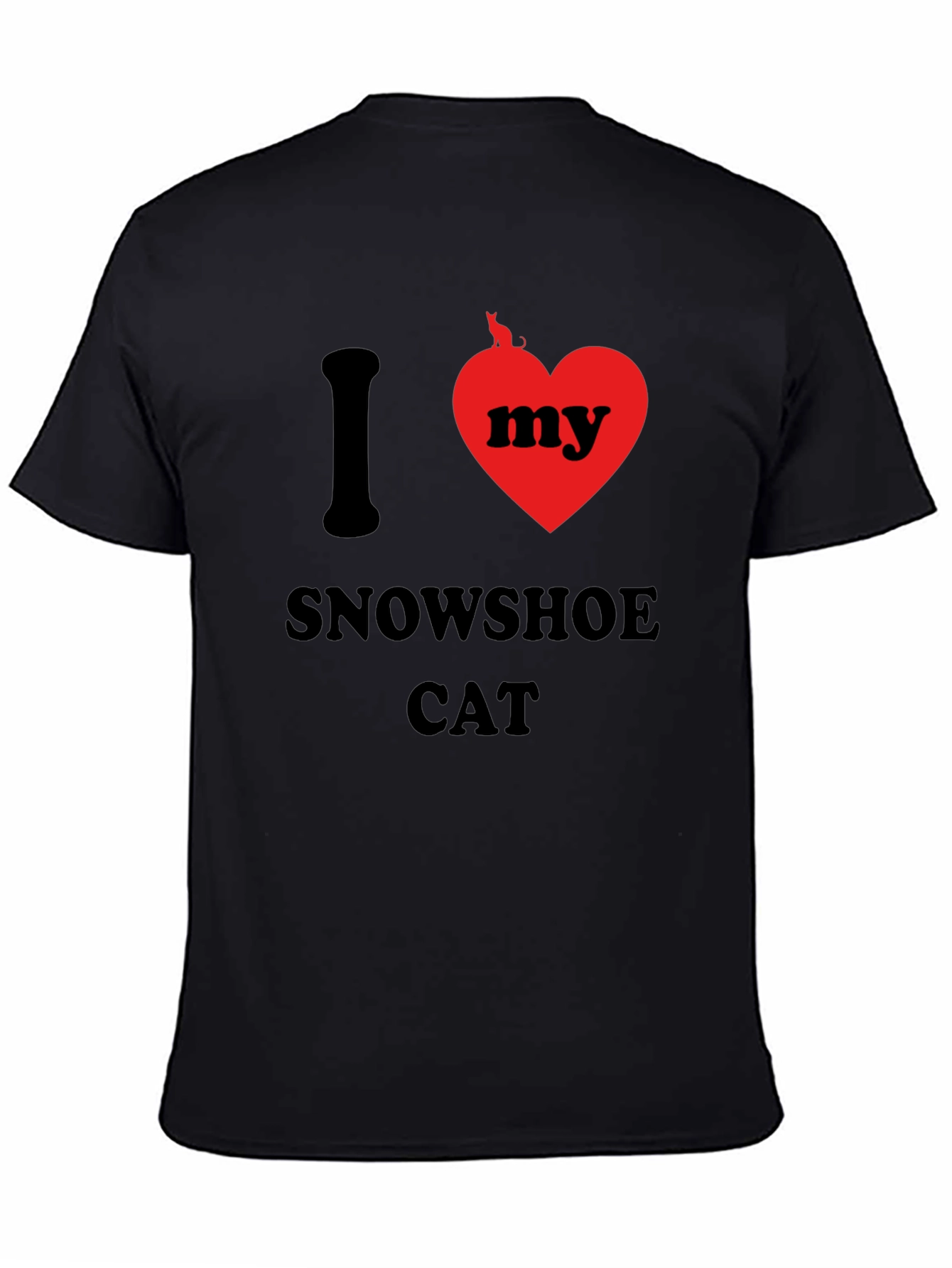 I Love My Snowshoe Cat T-Shirt