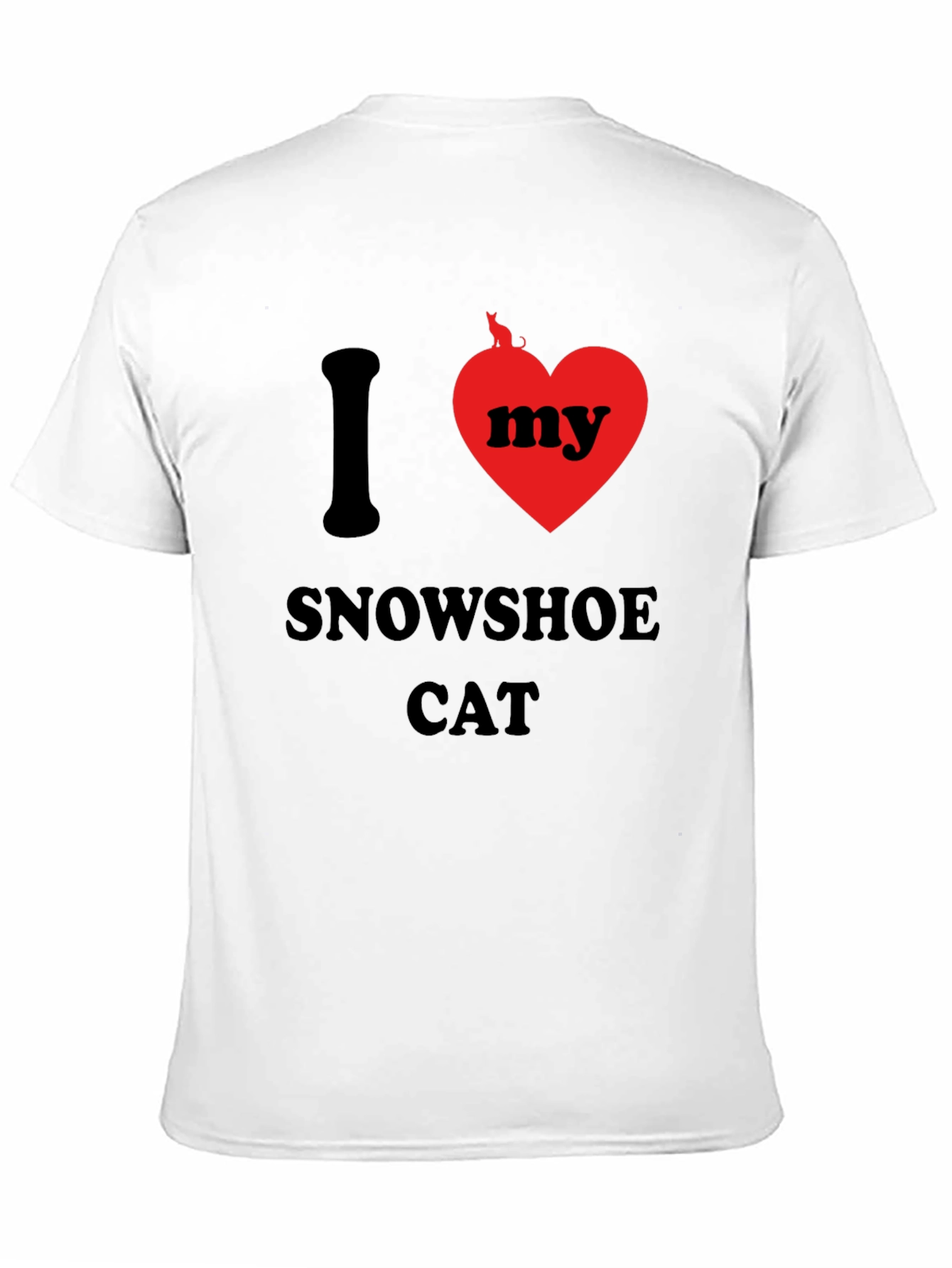 I Love My Snowshoe Cat T-Shirt