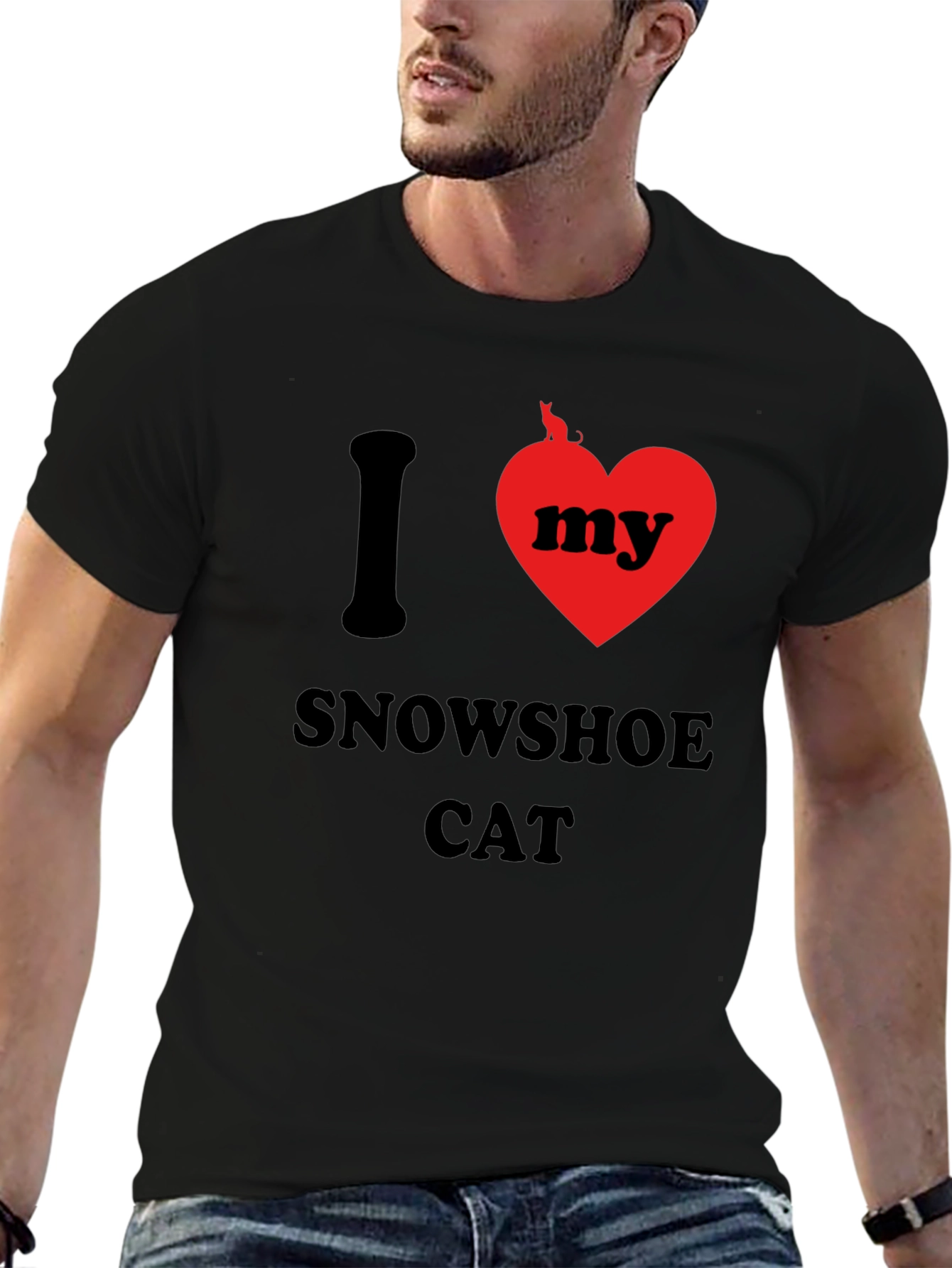 I Love My Snowshoe Cat T-Shirt
