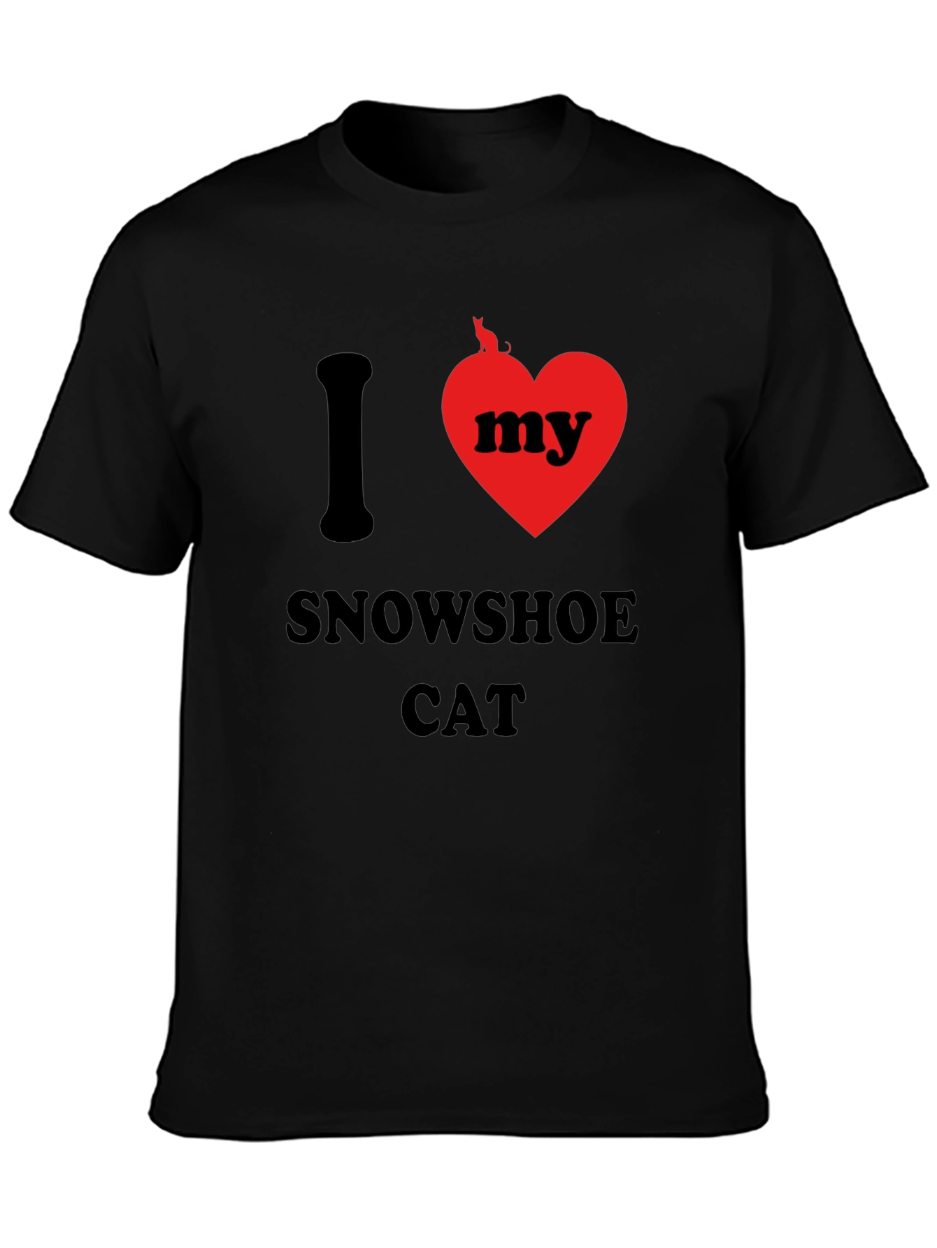 I Love My Snowshoe Cat T-Shirt