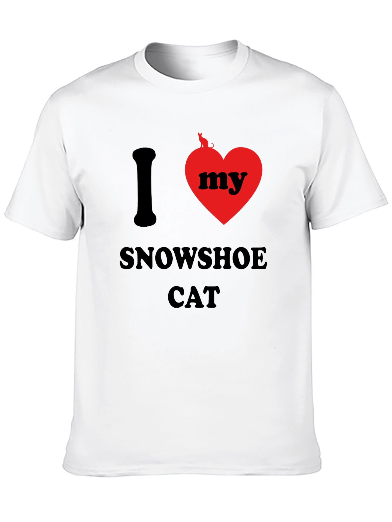 I Love My Snowshoe Cat T-Shirt