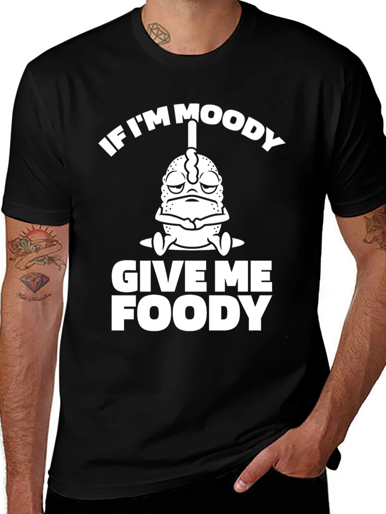 Moody Foody T-Shirt - Funny Foodie Tee