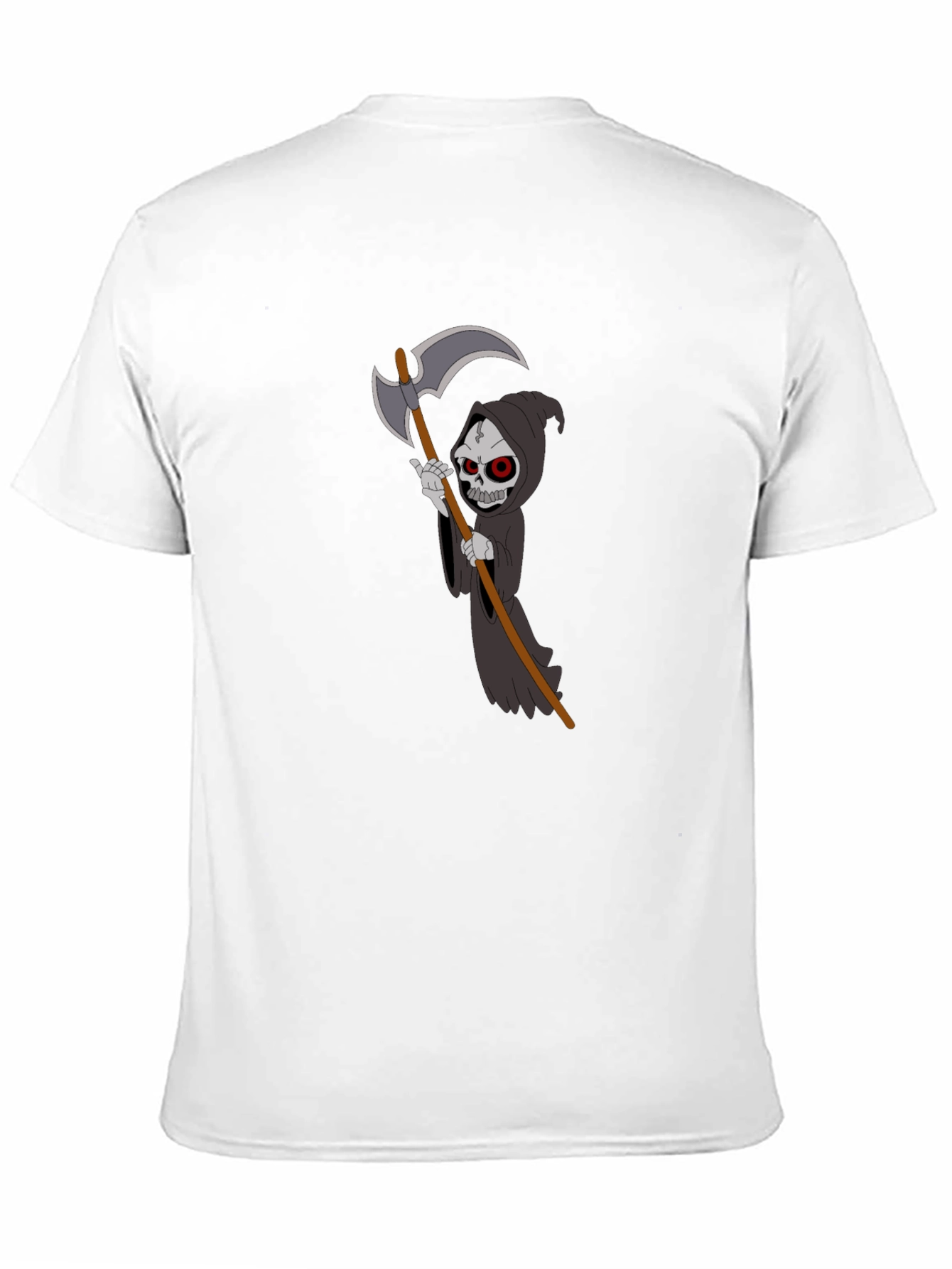 Grim Reaper Graphic T-Shirt - Black Cotton Tee