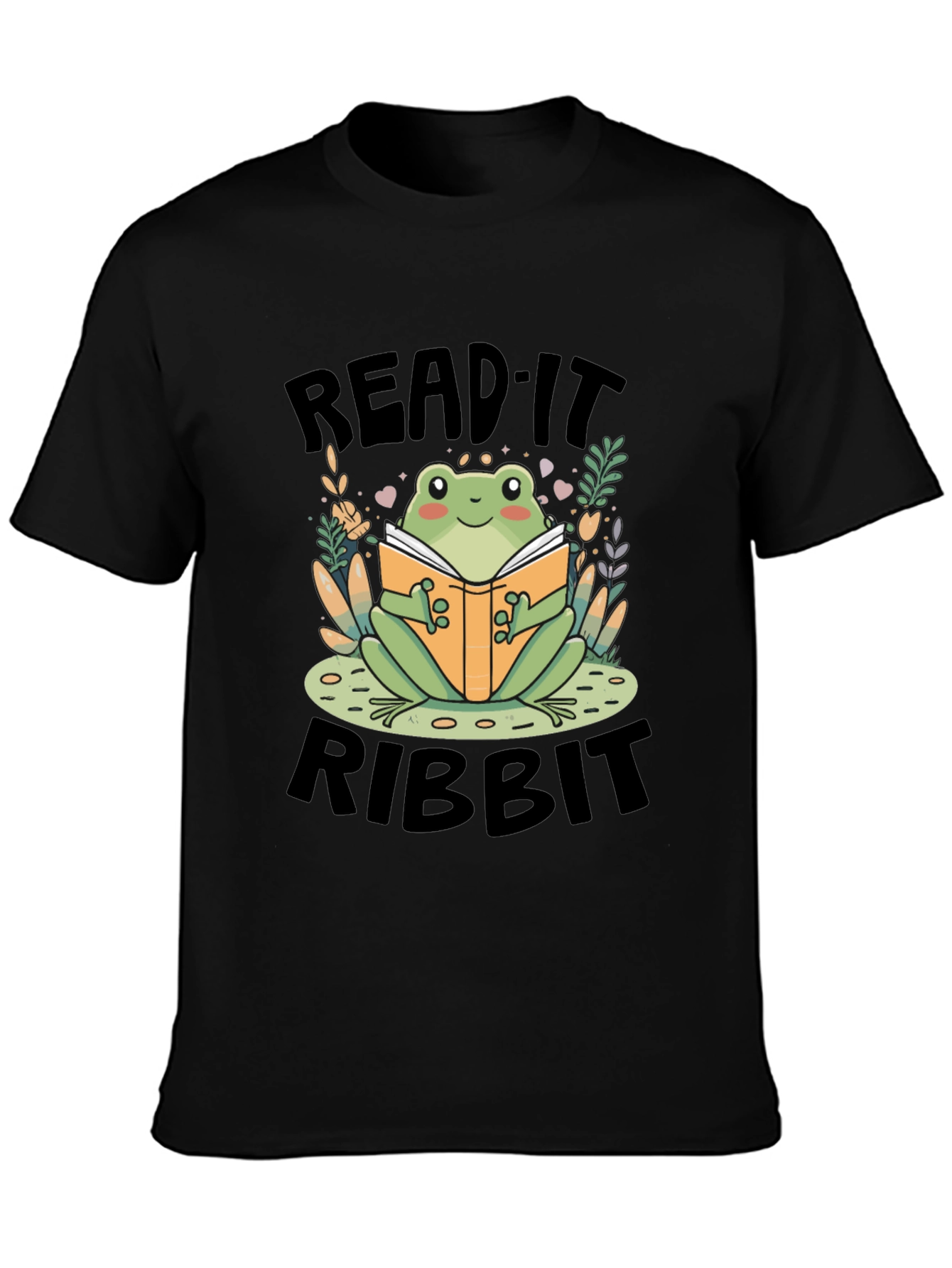 Read It Ribbit Frog Graphic Tee
