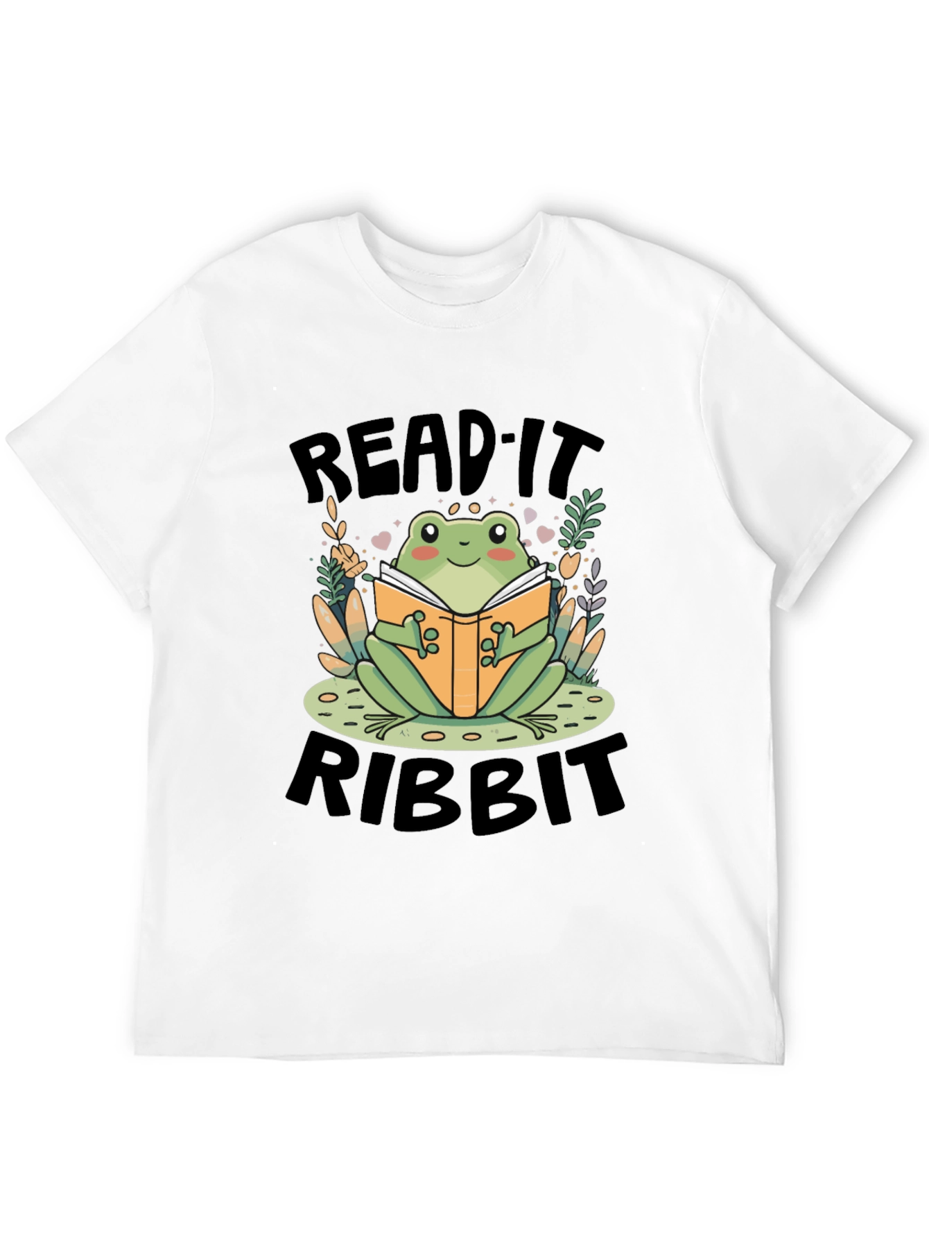 Read It Ribbit Frog Graphic Tee