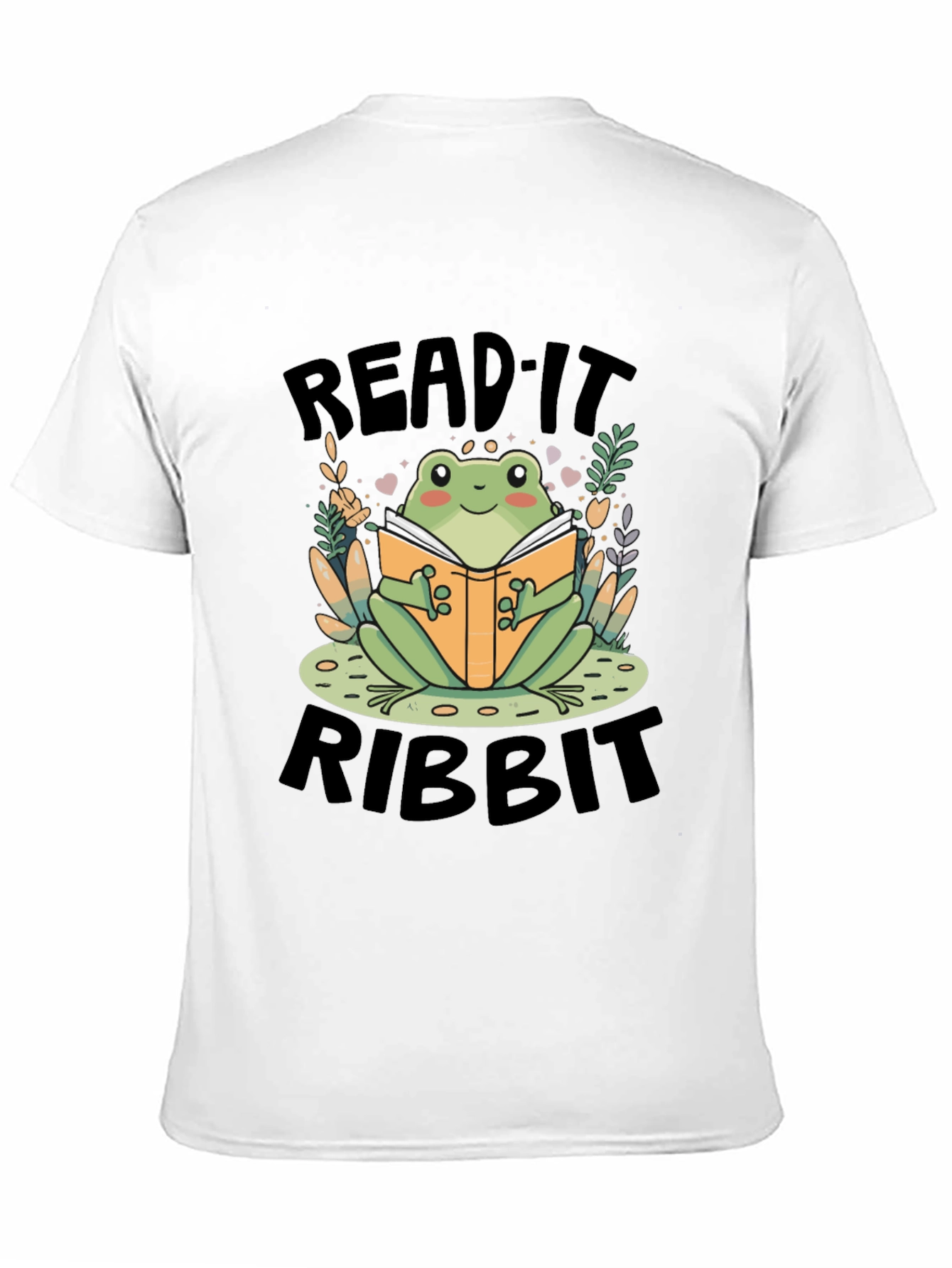 Read It Ribbit Frog Graphic Tee