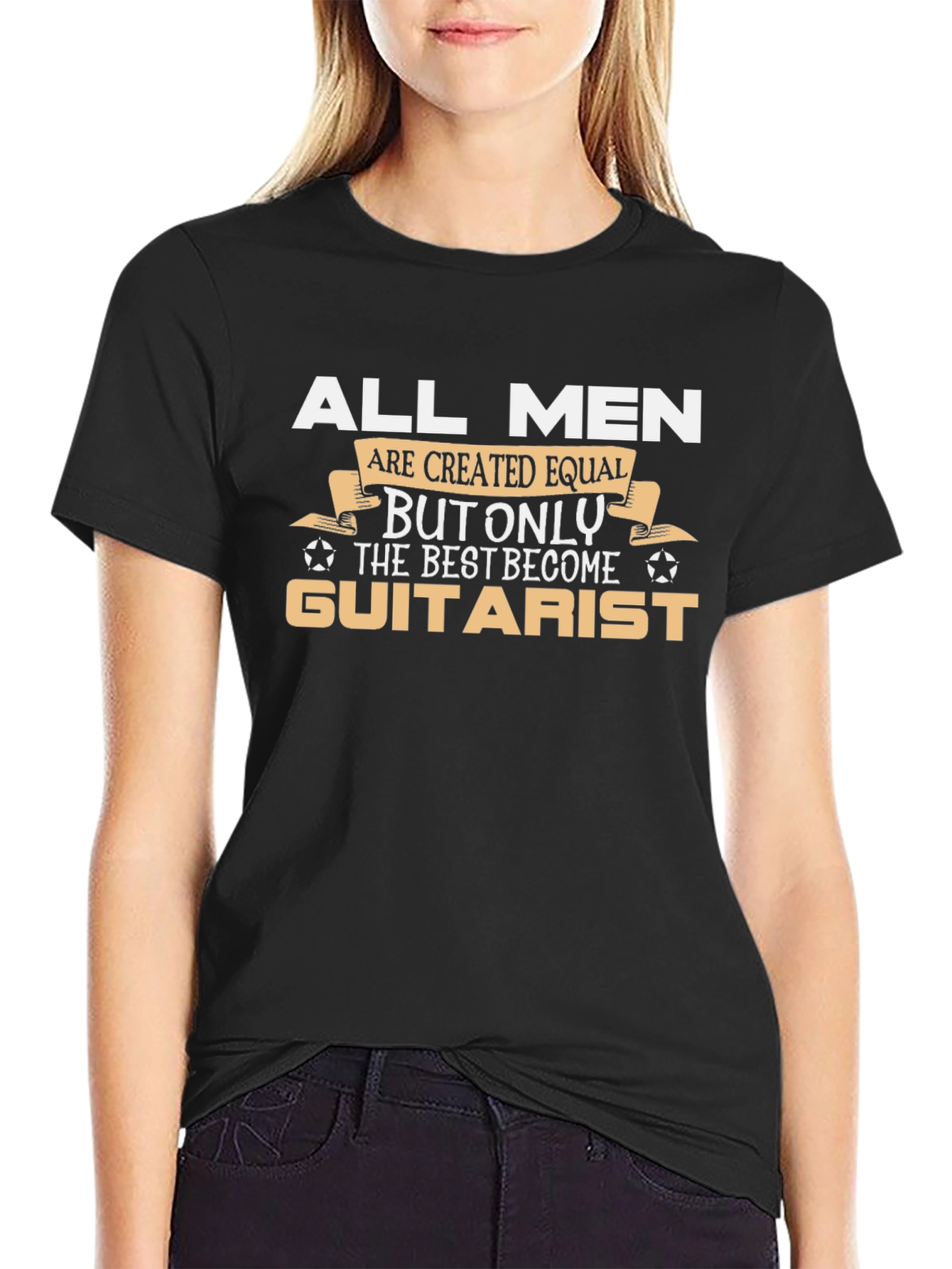 Guitarist T-Shirt - All Men Are Created Equal