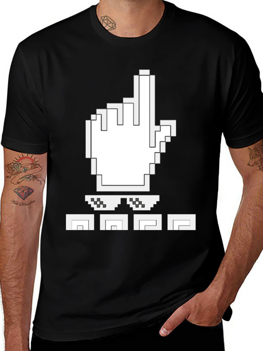 Pixel Hand T-Shirt: Level Up Your Style!