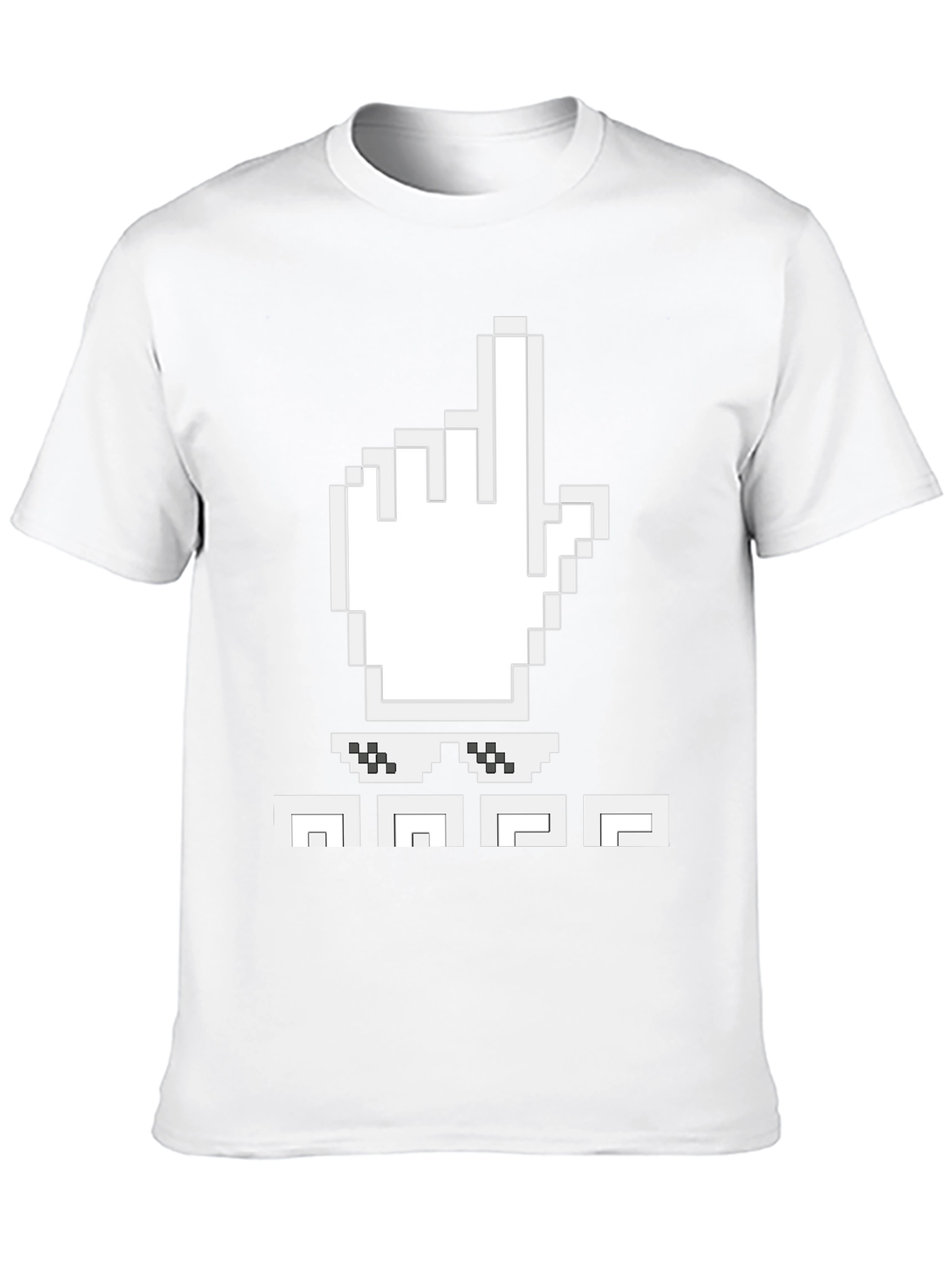 Pixel Hand T-Shirt: Level Up Your Style!