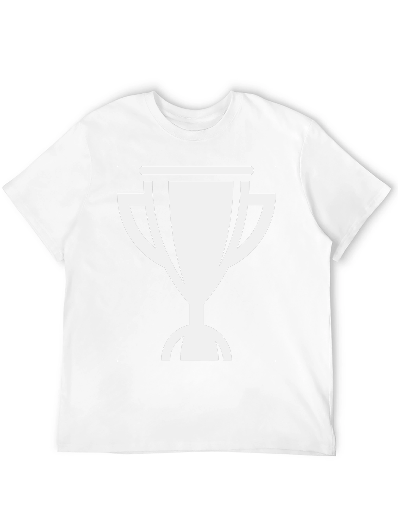 Trophy Graphic Tee - Mens Black Cotton Shirt