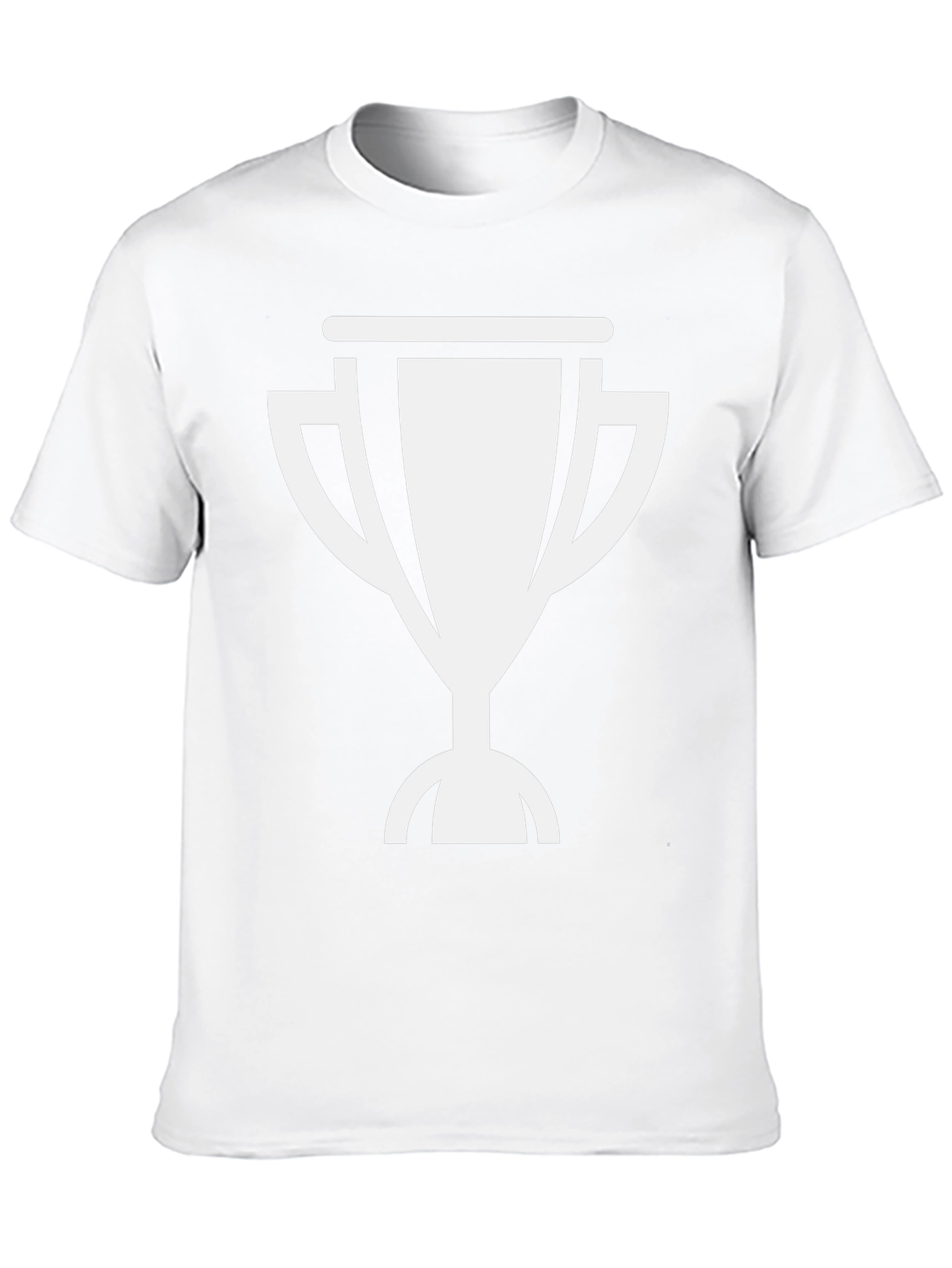 Trophy Graphic Tee - Mens Black Cotton Shirt
