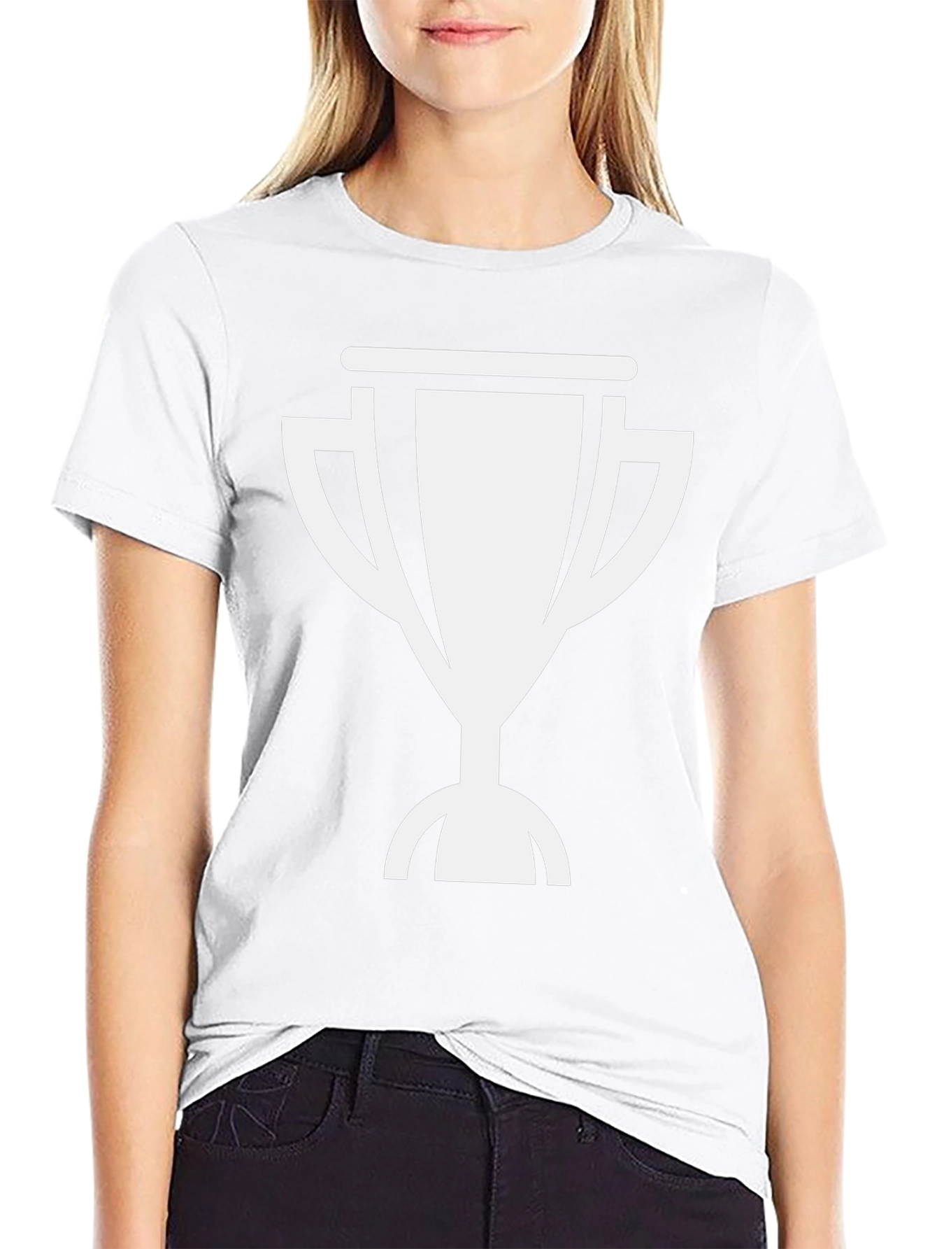 Trophy Graphic Tee - Mens Black Cotton Shirt