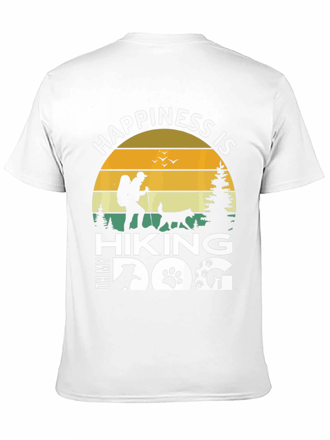 Hiking with My Dog Graphic T-Shirt