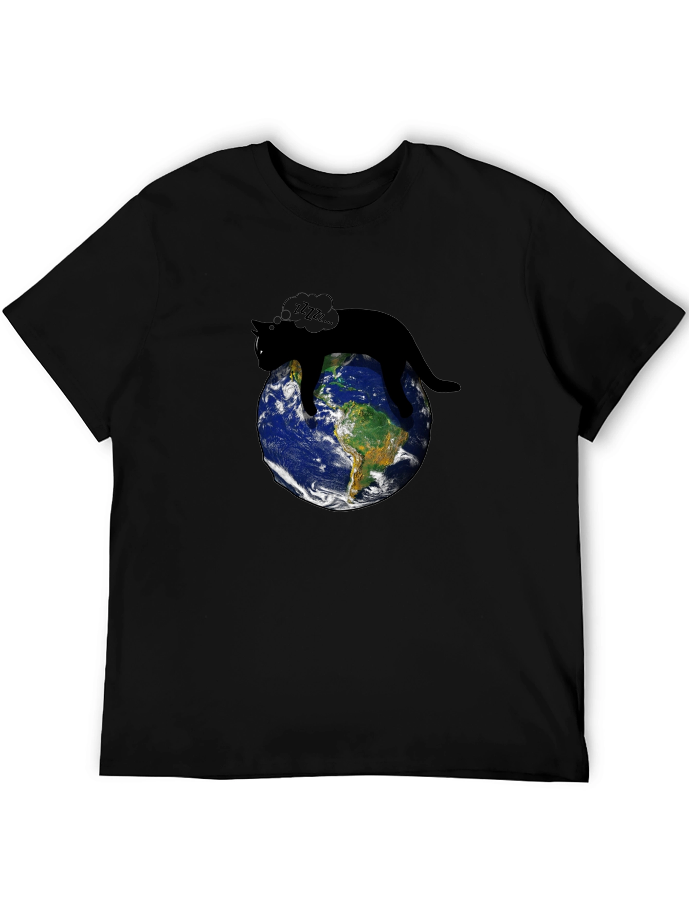 Cat Napping on Earth T-Shirt