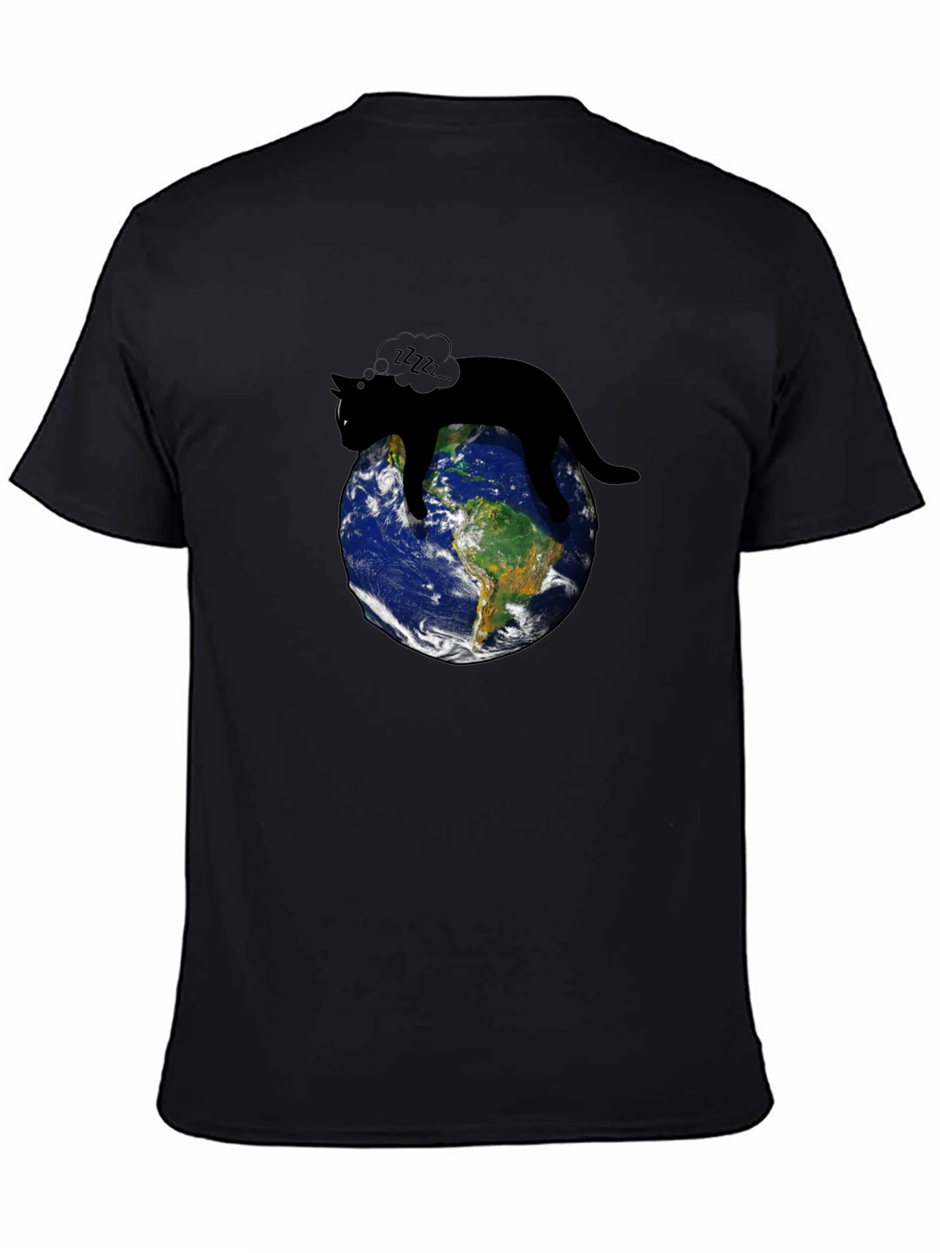 Cat Napping on Earth T-Shirt