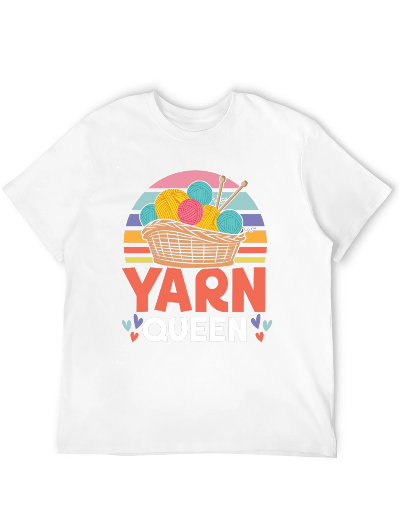 Yarn Queen T-Shirt - Knitting Lovers Tee