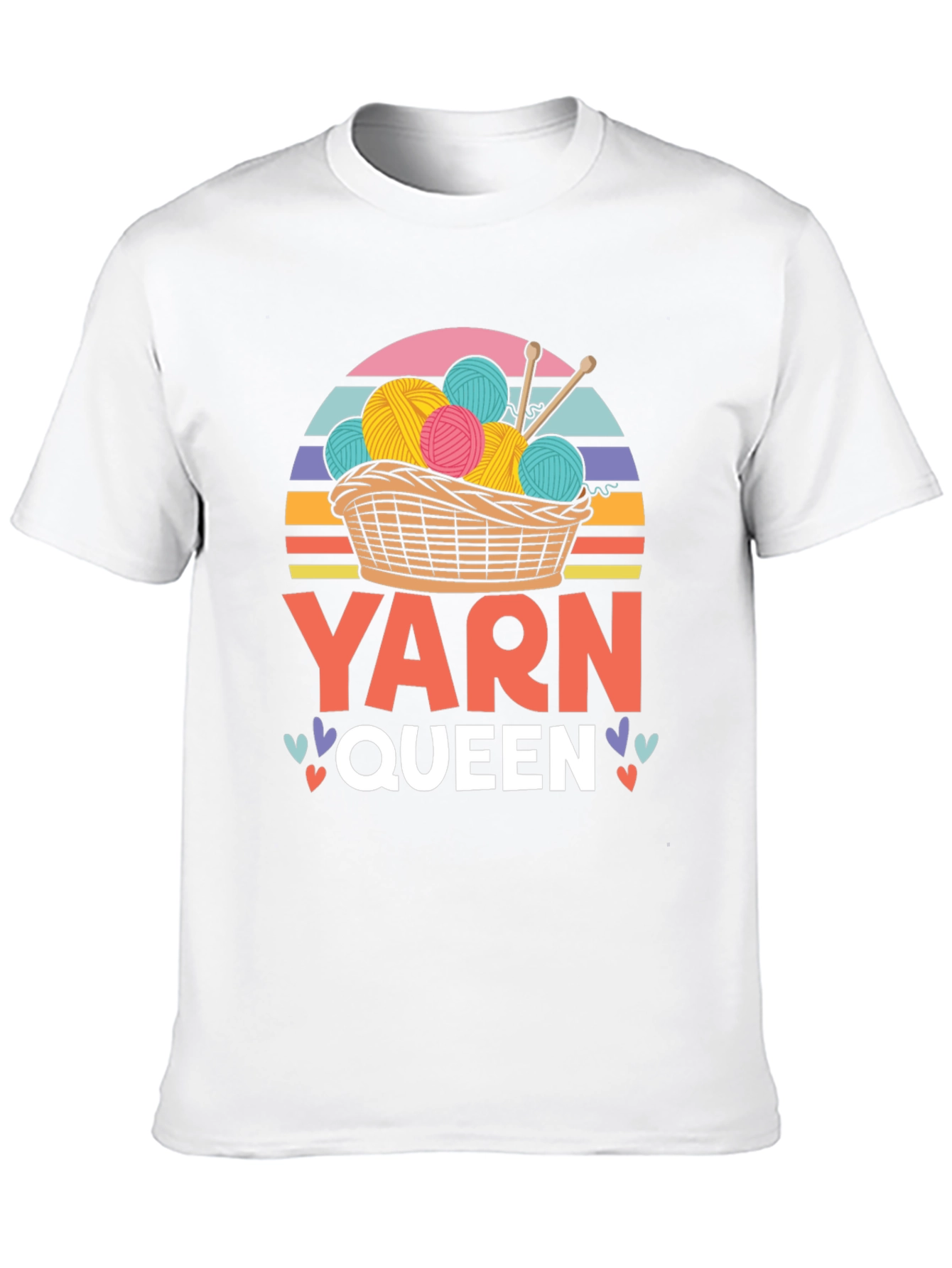 Yarn Queen T-Shirt - Knitting Lovers Tee