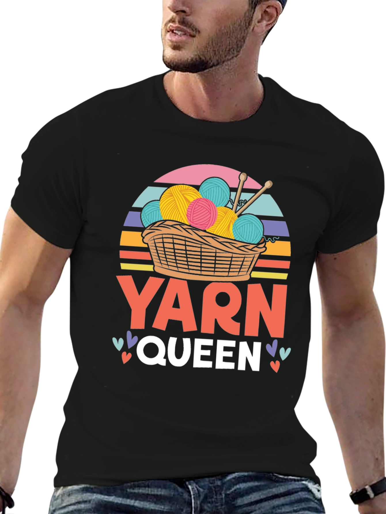 Yarn Queen T-Shirt - Knitting Lovers Tee
