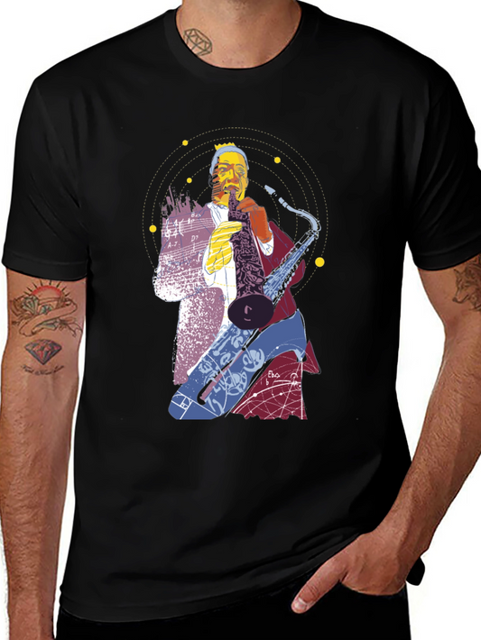 Jazz Saxophone Graphic T-Shirt