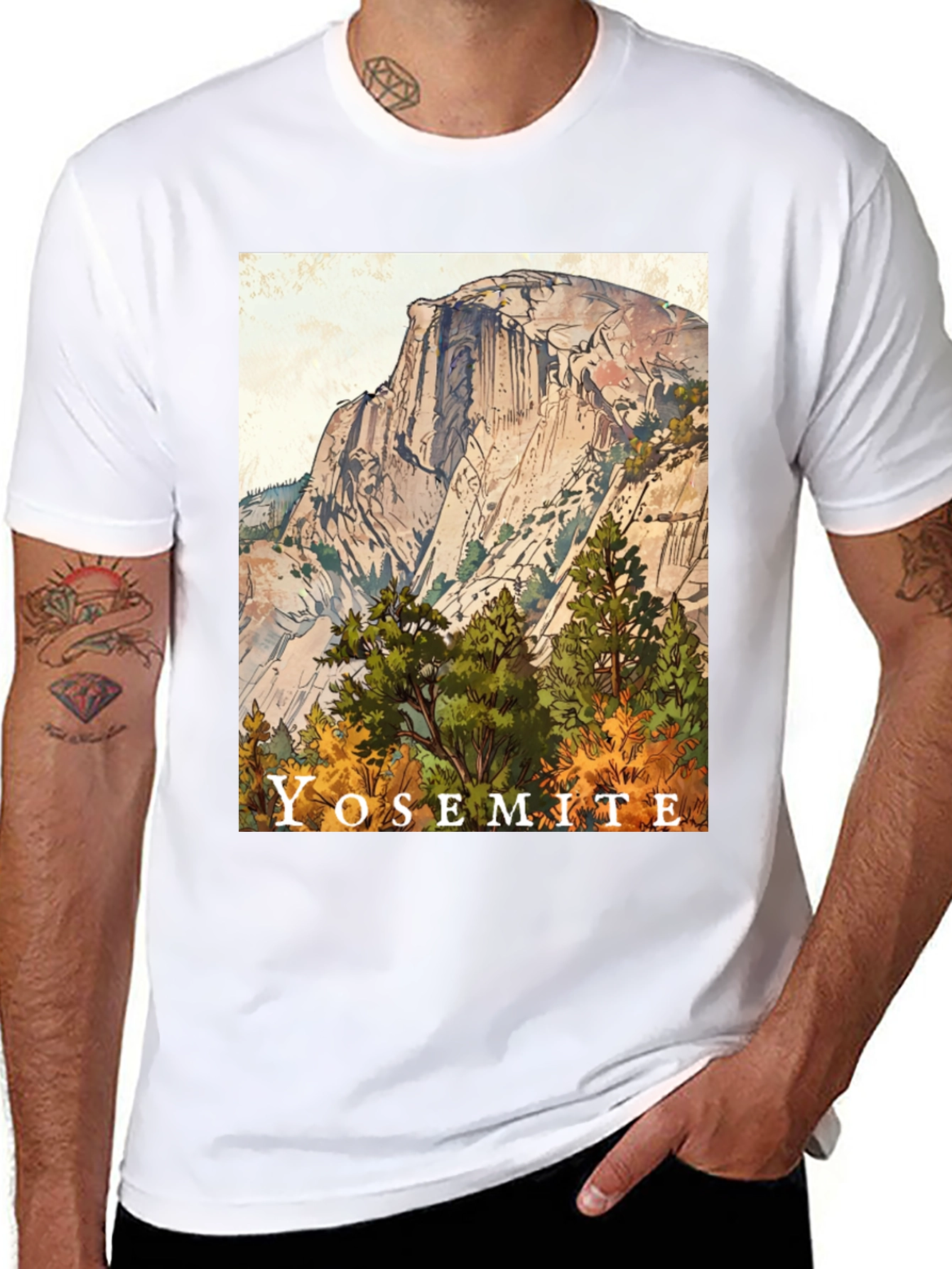 Yosemite Graphic Tee - Nature Inspired