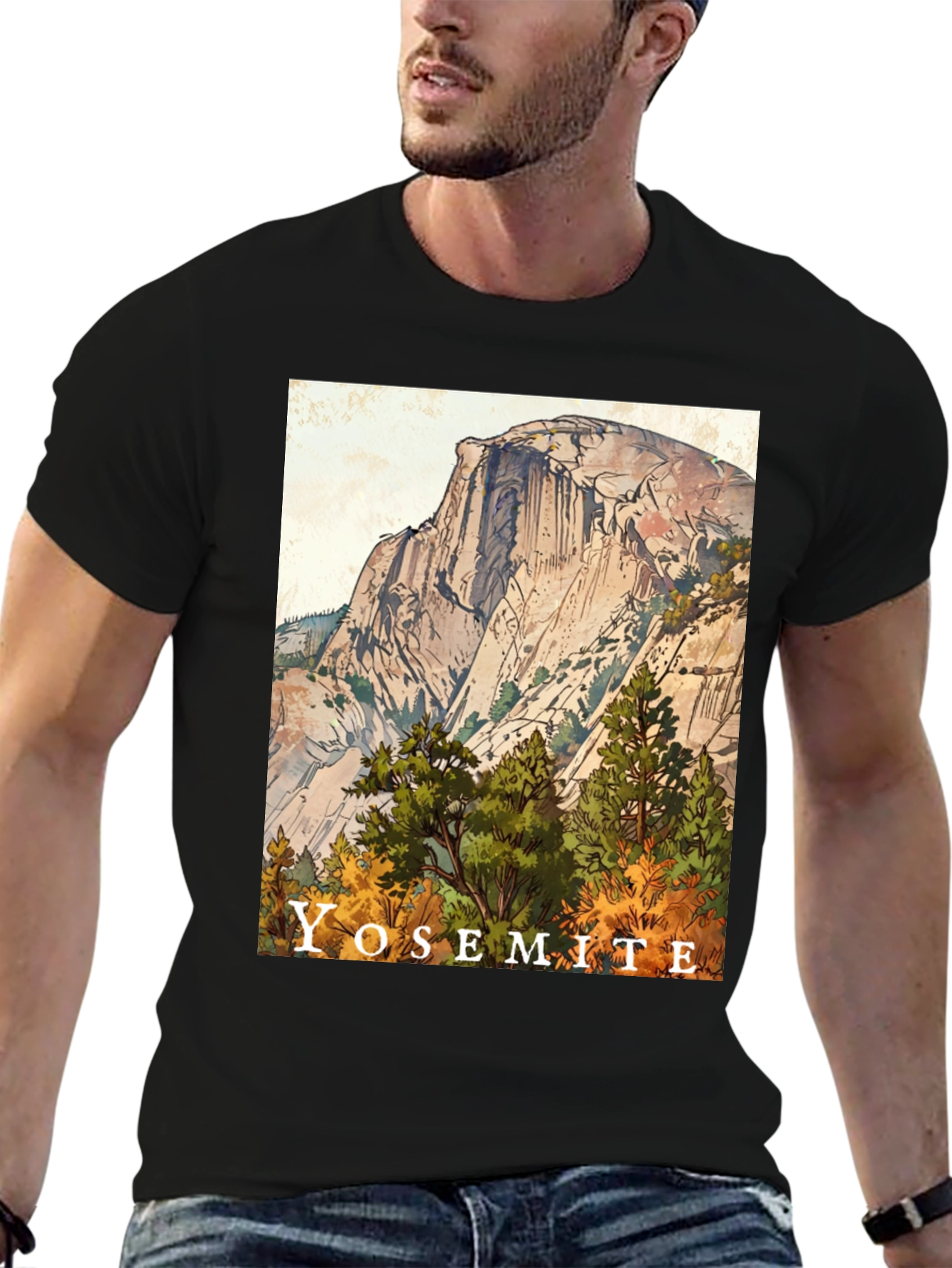 Yosemite Graphic Tee - Nature Inspired