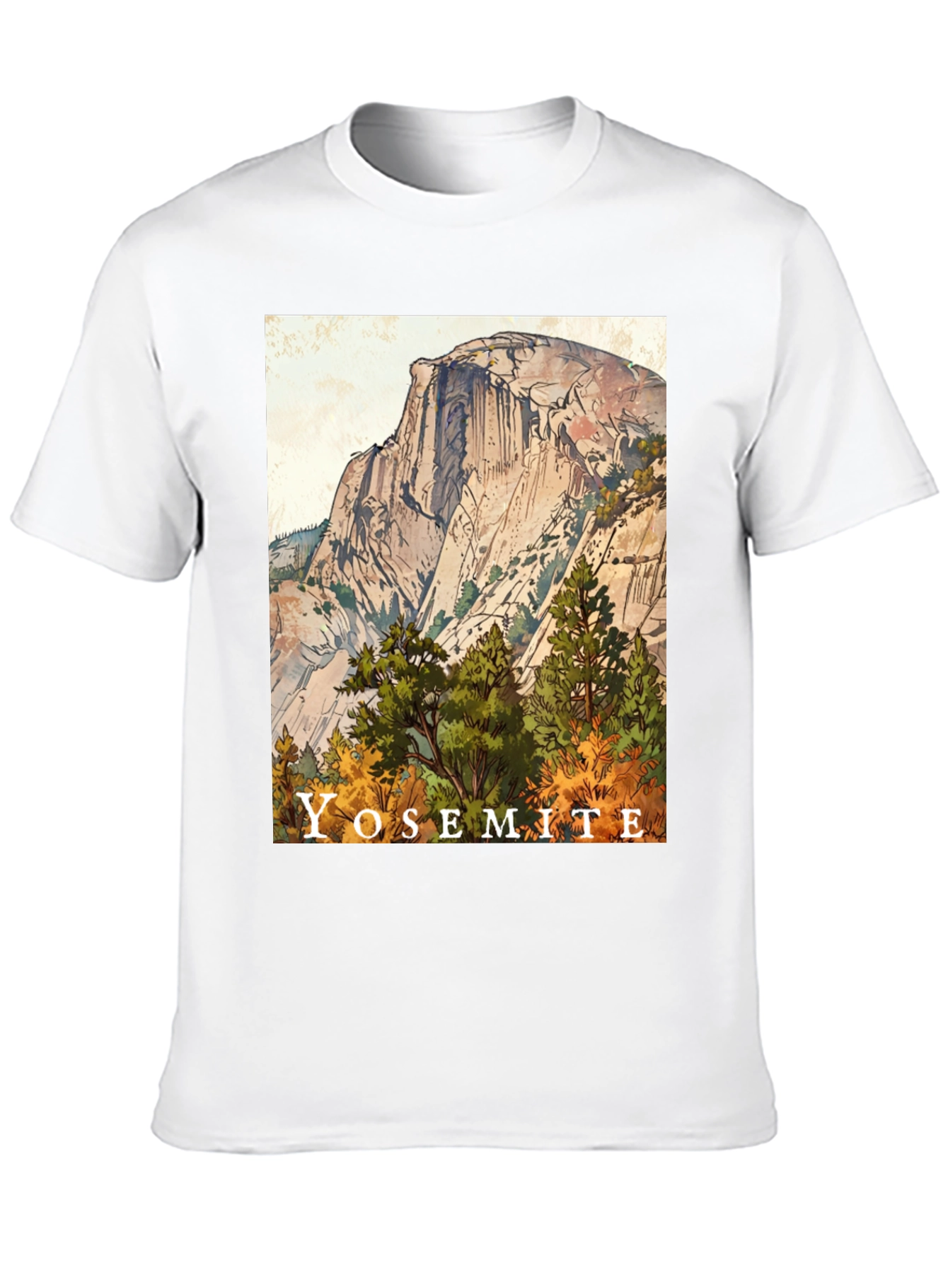 Yosemite Graphic Tee - Nature Inspired