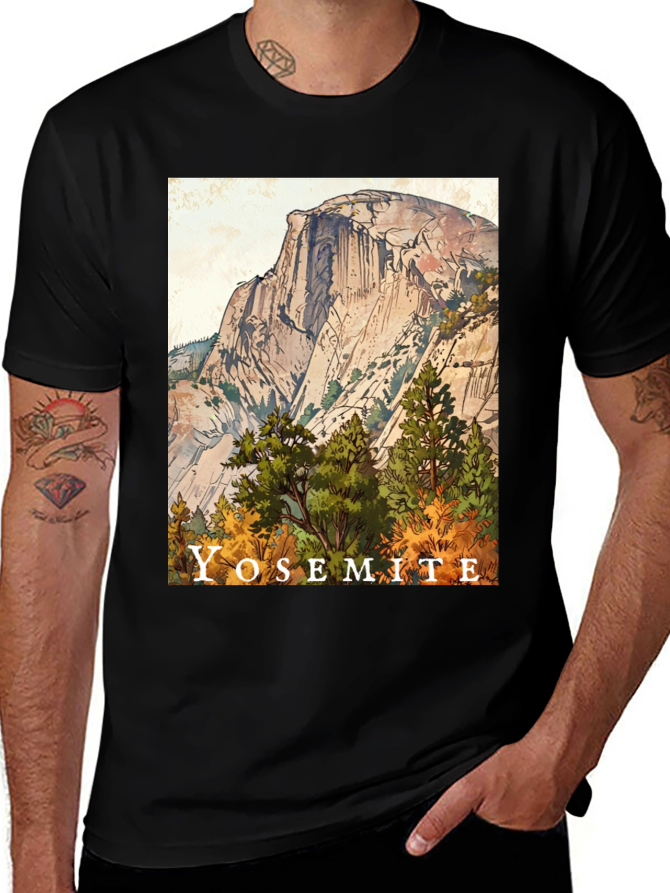Yosemite Graphic Tee - Nature Inspired
