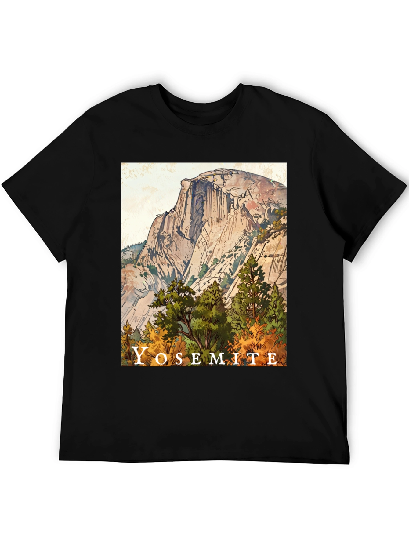 Yosemite Graphic Tee - Nature Inspired
