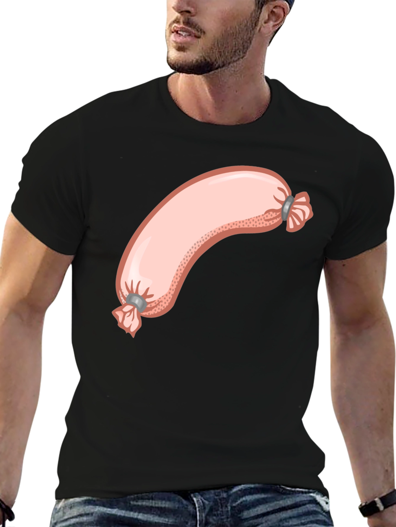 Sausage Graphic Tee - Funny Foodie T-Shirt