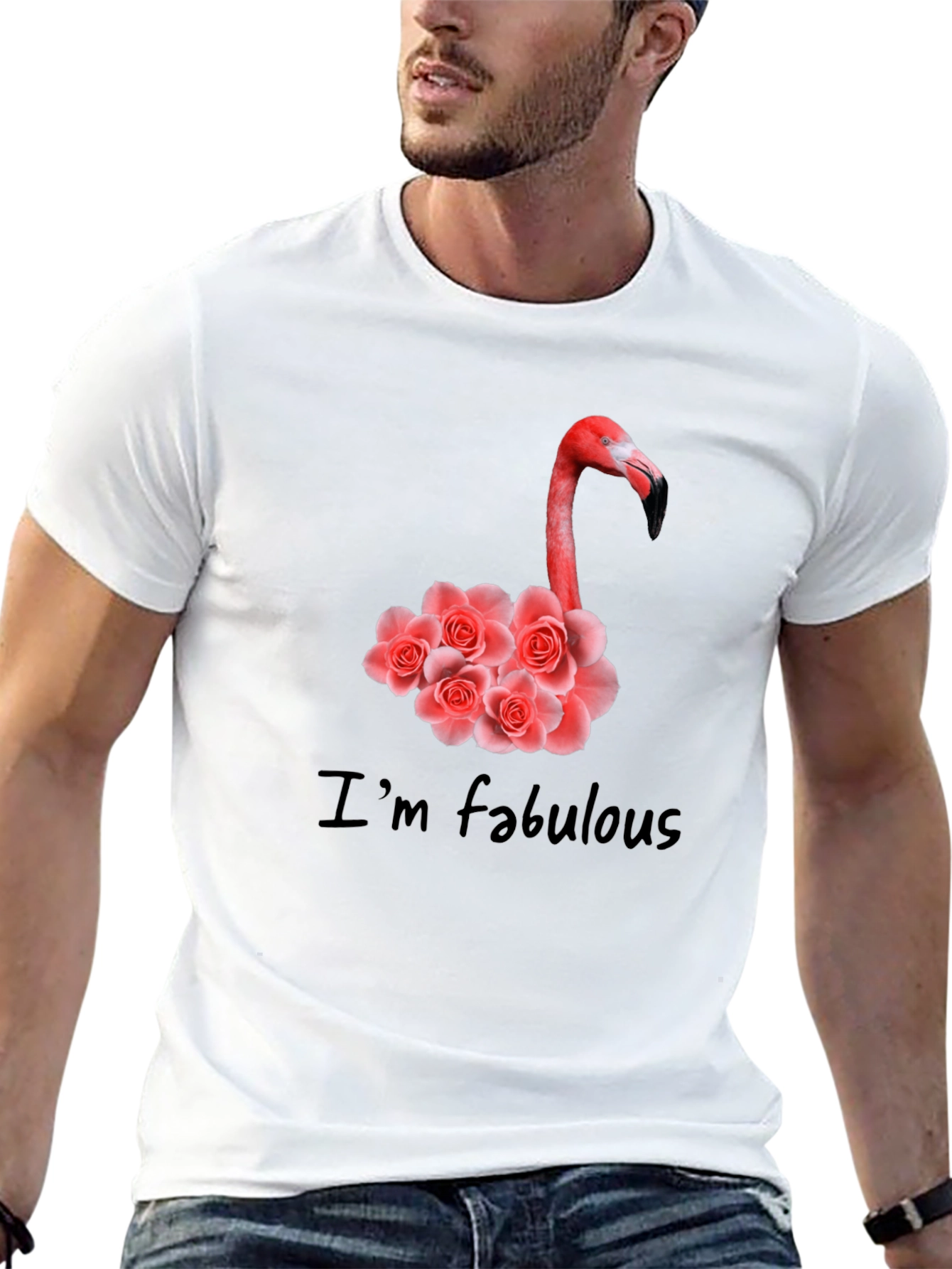 Fabulous Flamingo Floral Graphic Tee