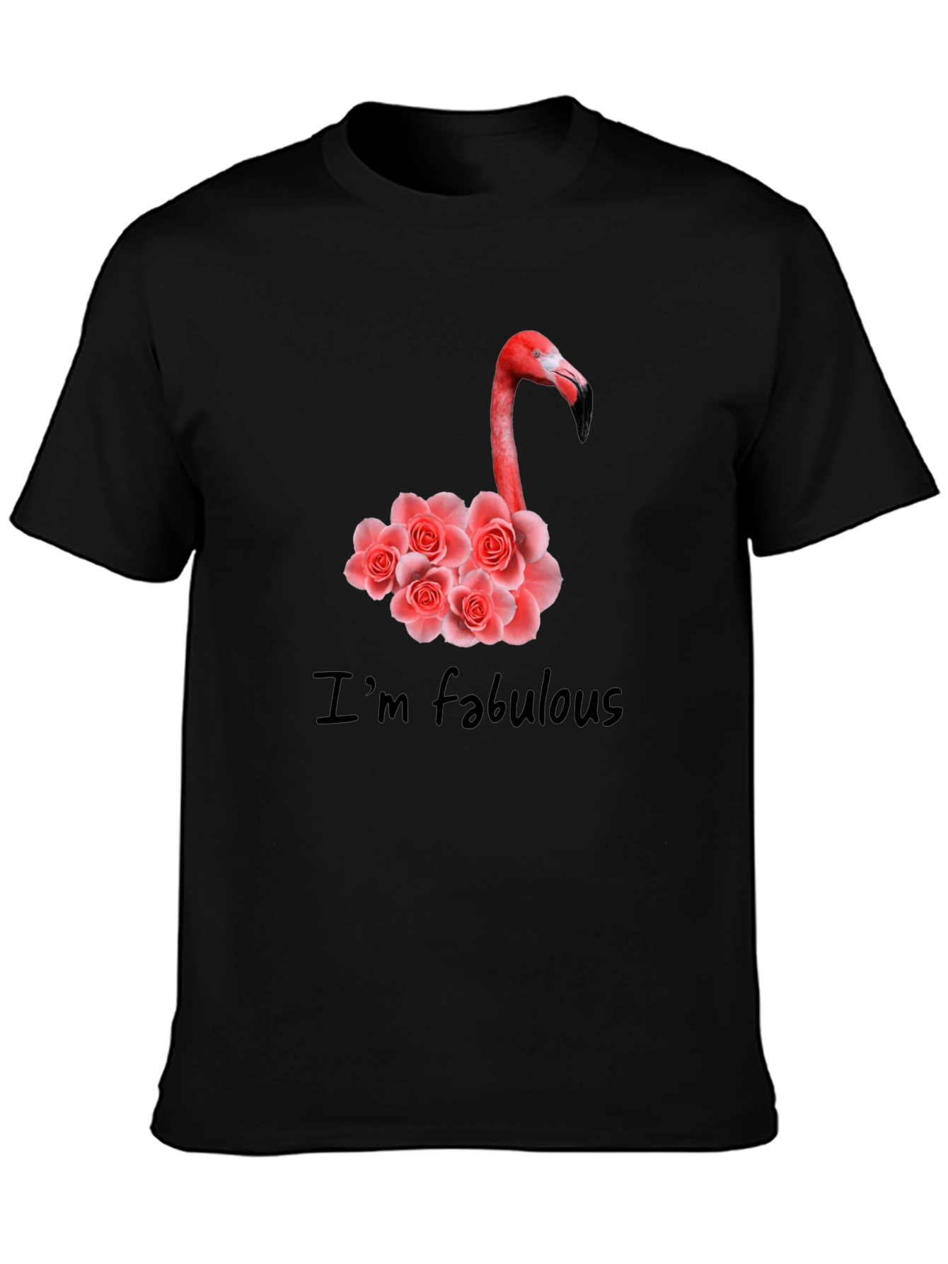 Fabulous Flamingo Floral Graphic Tee