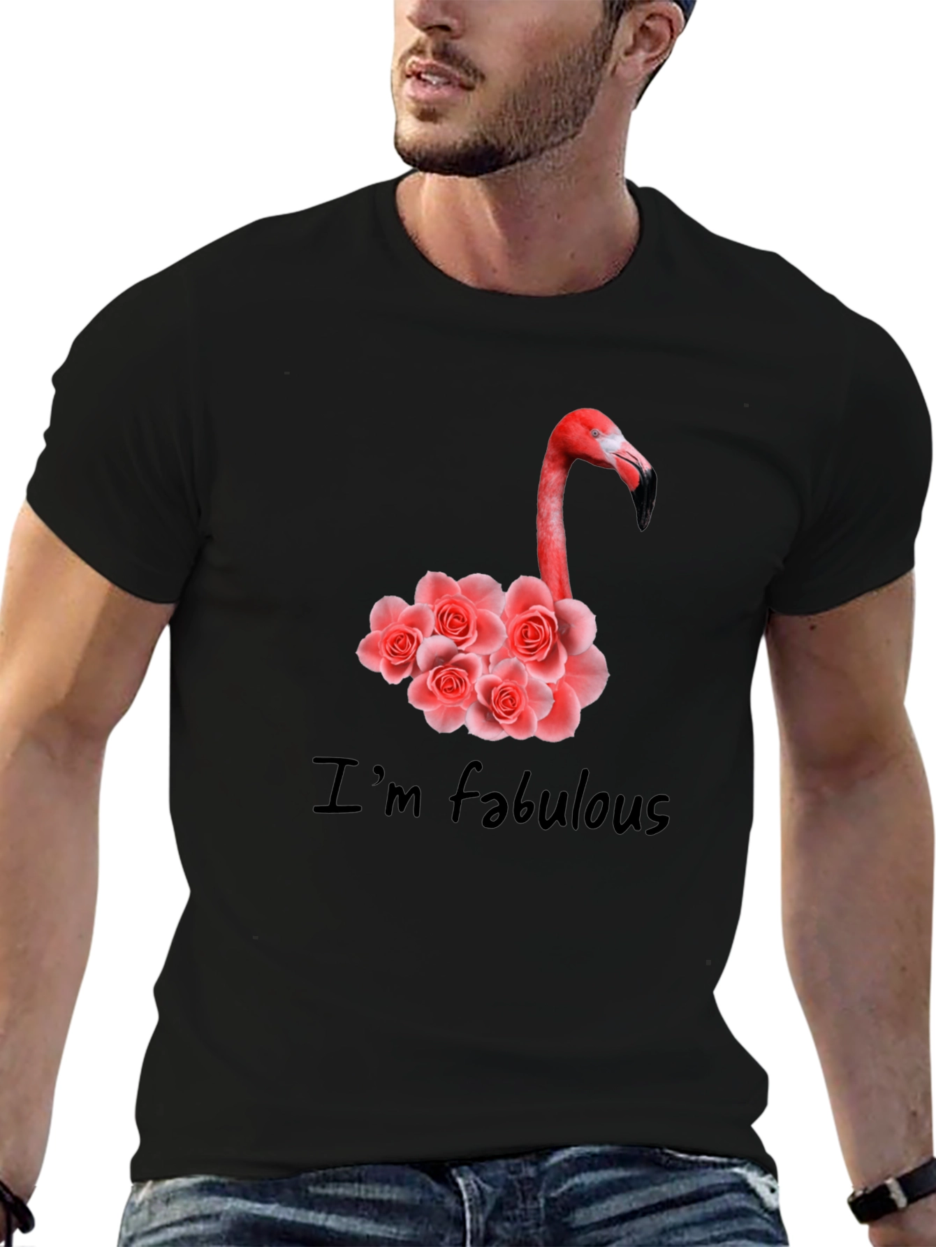 Fabulous Flamingo Floral Graphic Tee