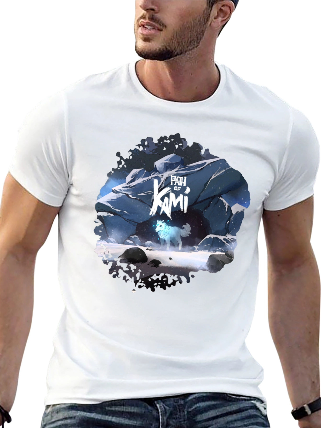 Path of Kami Graphic Tee - Mens Black T-Shirt
