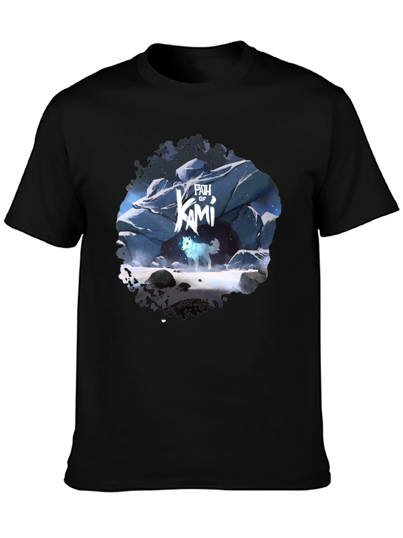 Path of Kami Graphic Tee - Mens Black T-Shirt