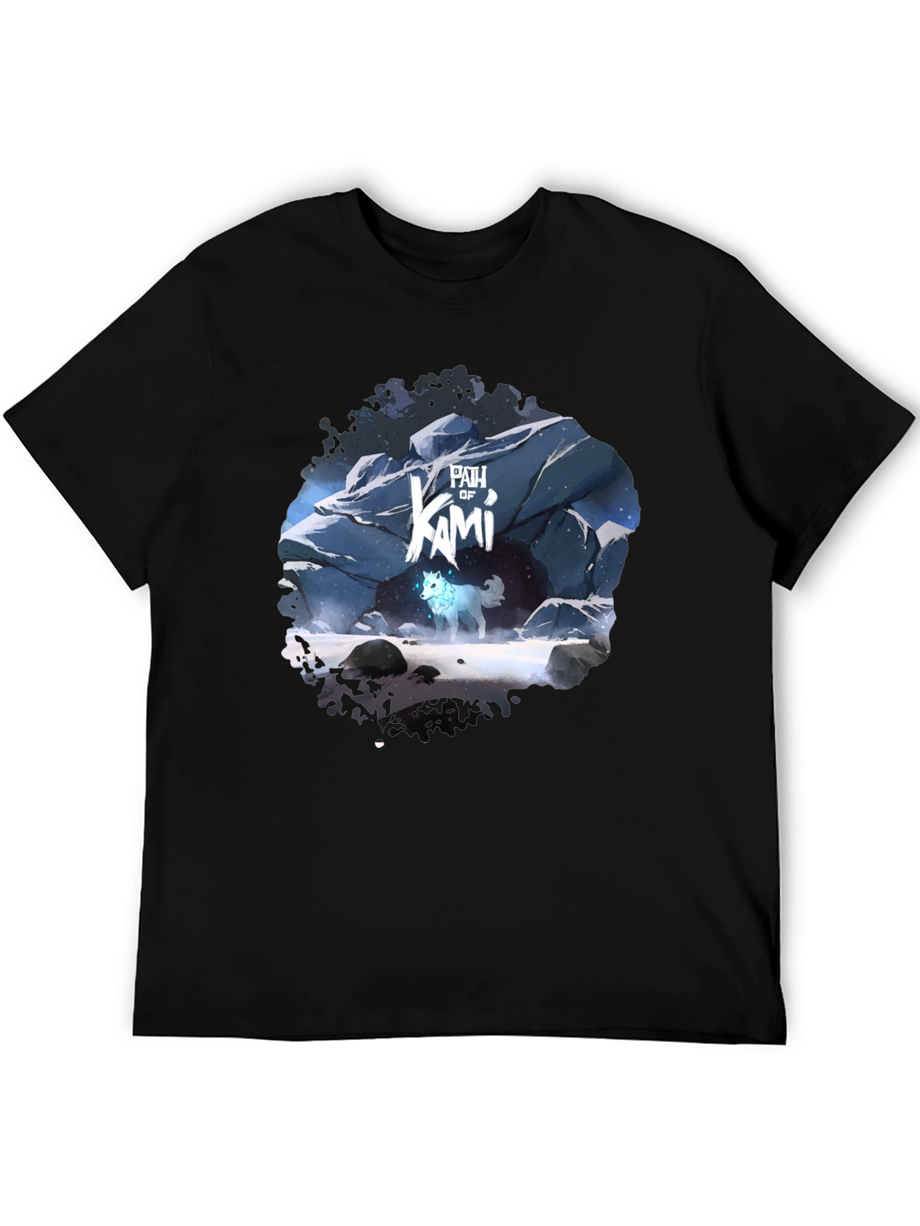 Path of Kami Graphic Tee - Mens Black T-Shirt