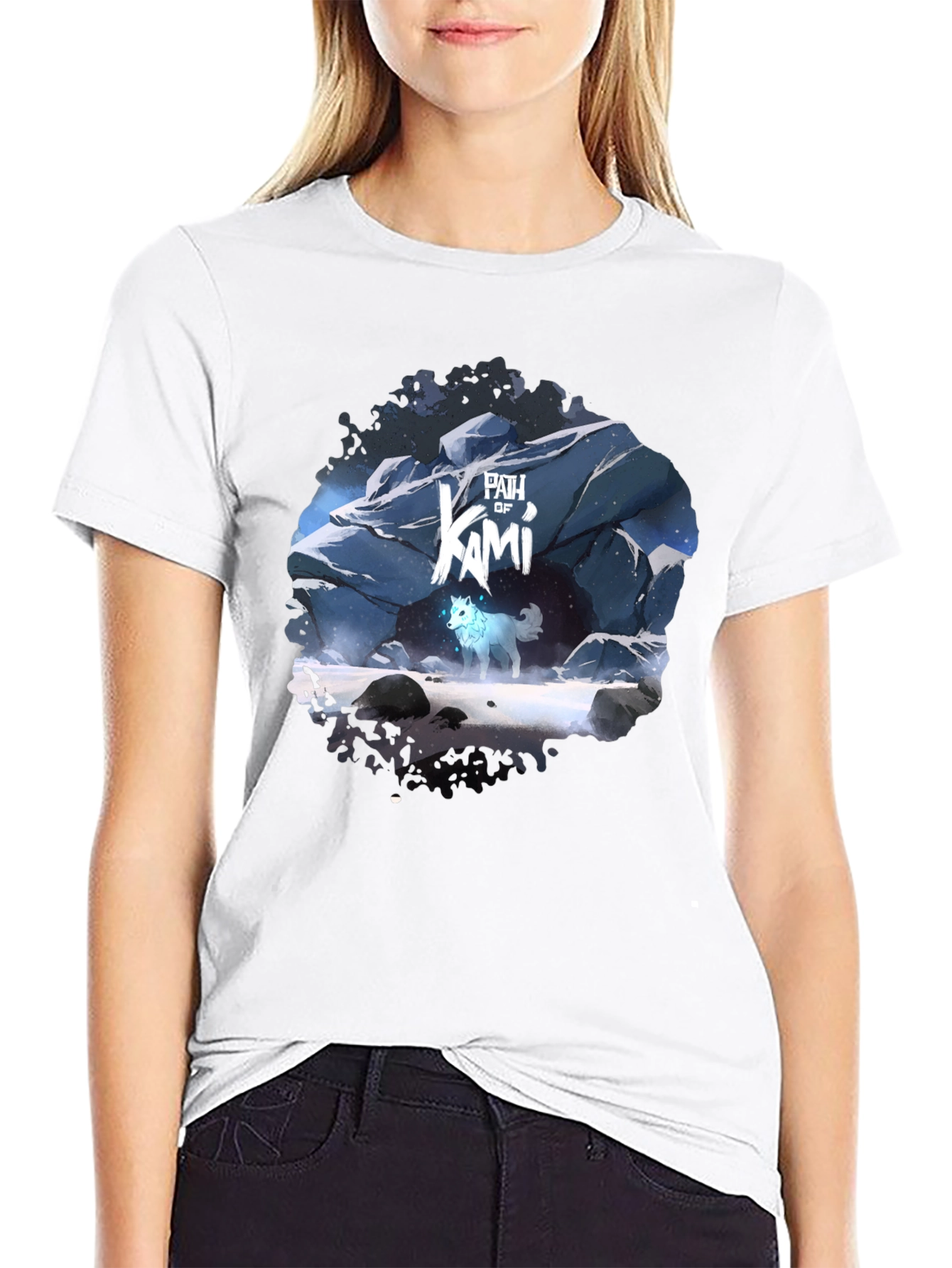 Path of Kami Graphic Tee - Mens Black T-Shirt