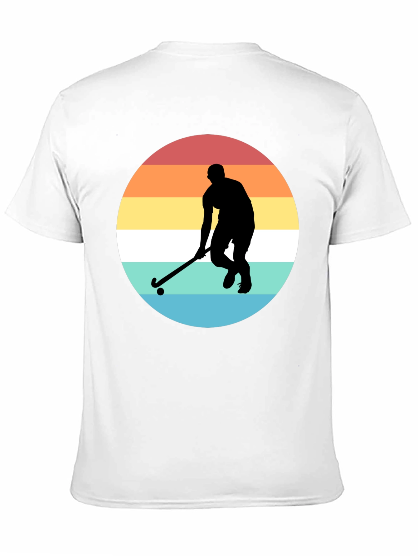 Field Hockey Sunset Graphic Tee