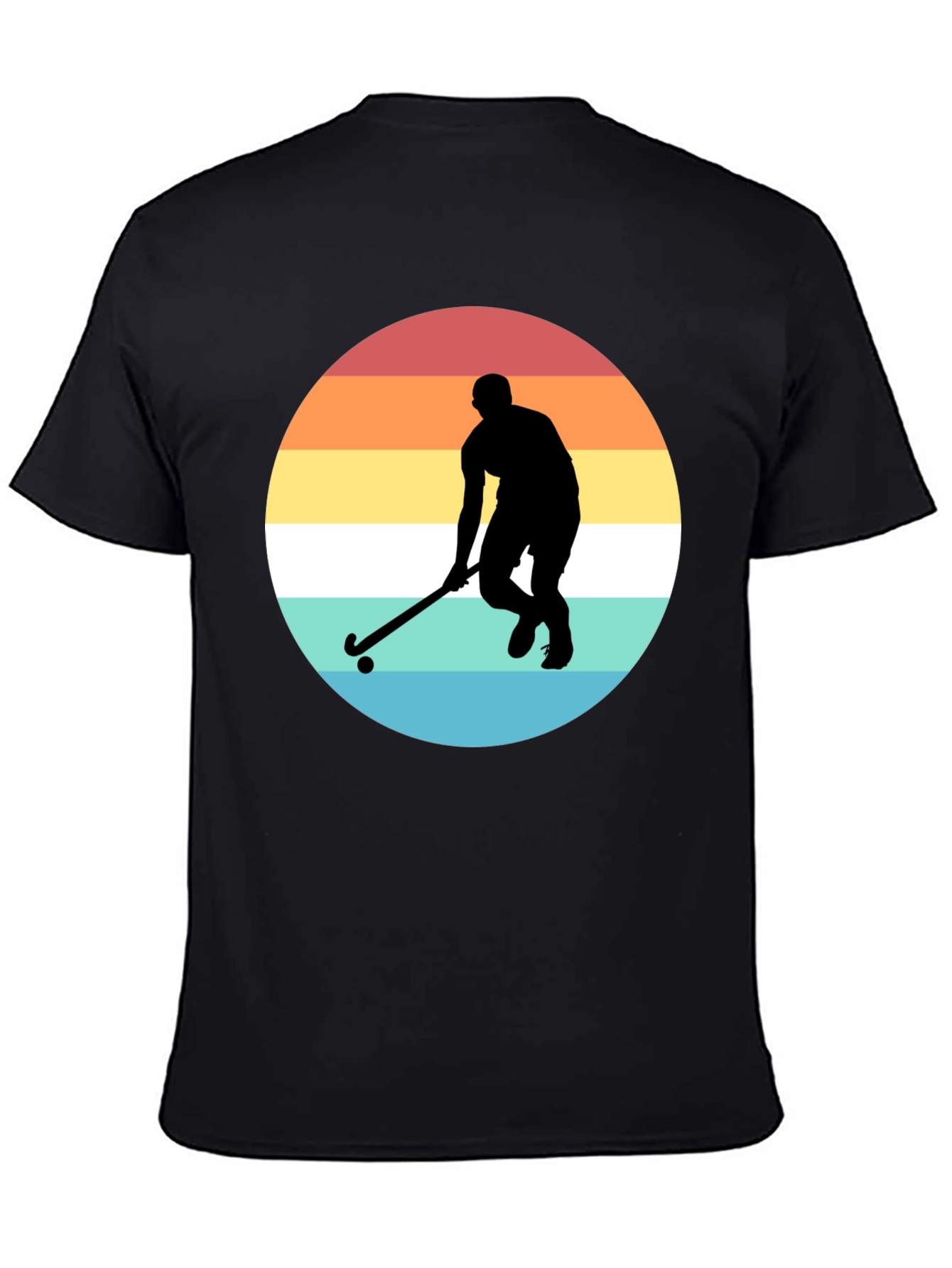 Field Hockey Sunset Graphic Tee