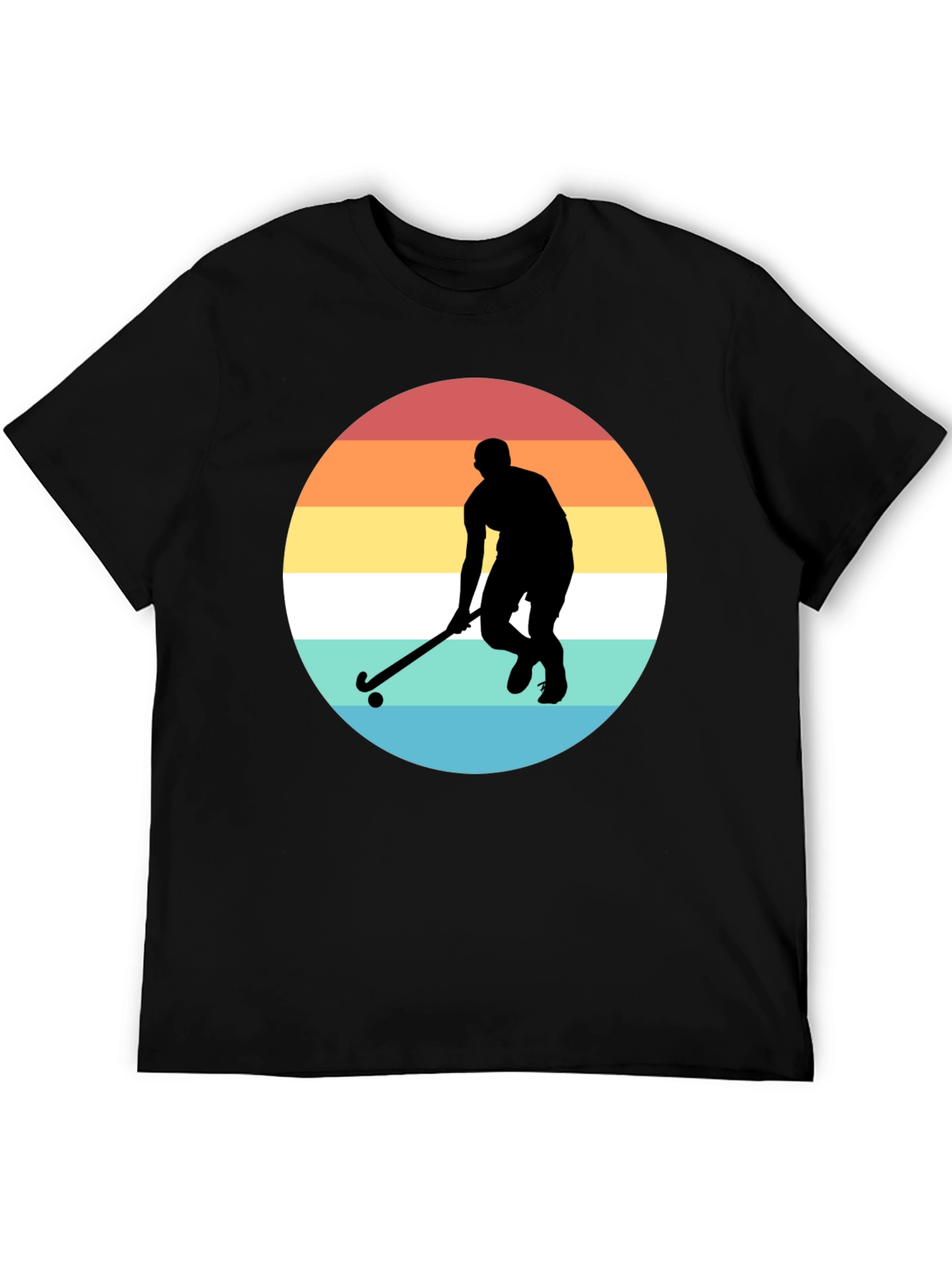 Field Hockey Sunset Graphic Tee