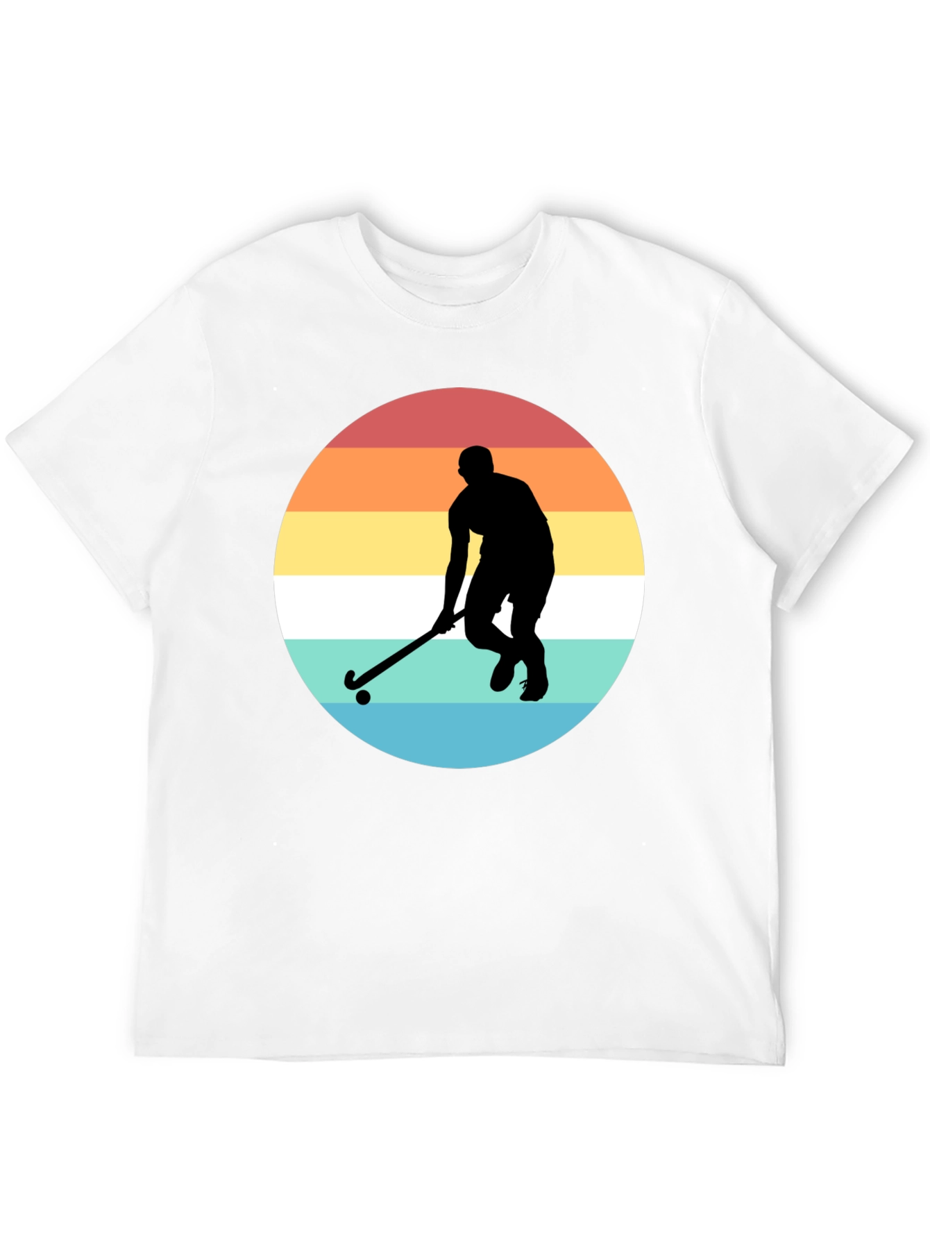 Field Hockey Sunset Graphic Tee