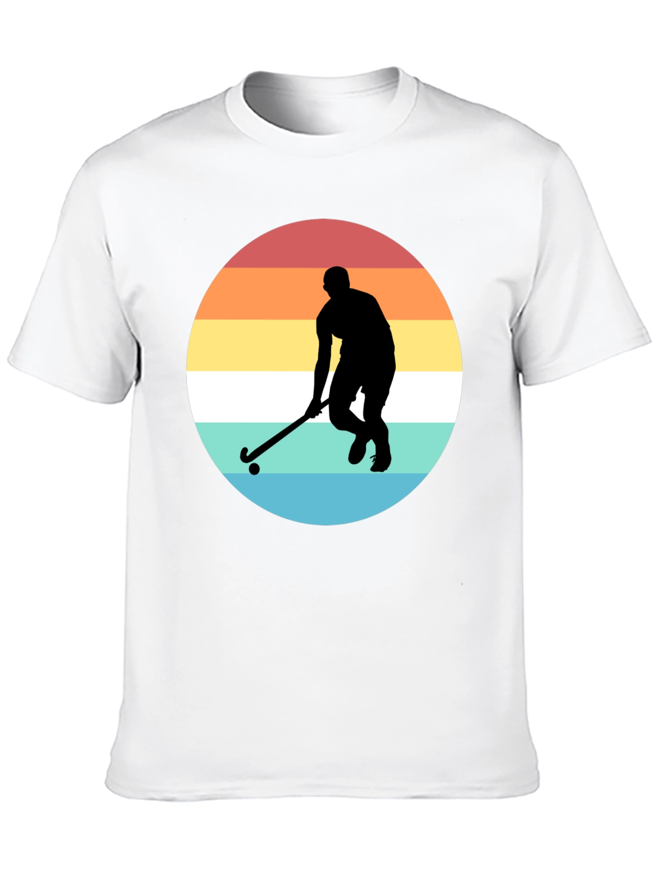 Field Hockey Sunset Graphic Tee
