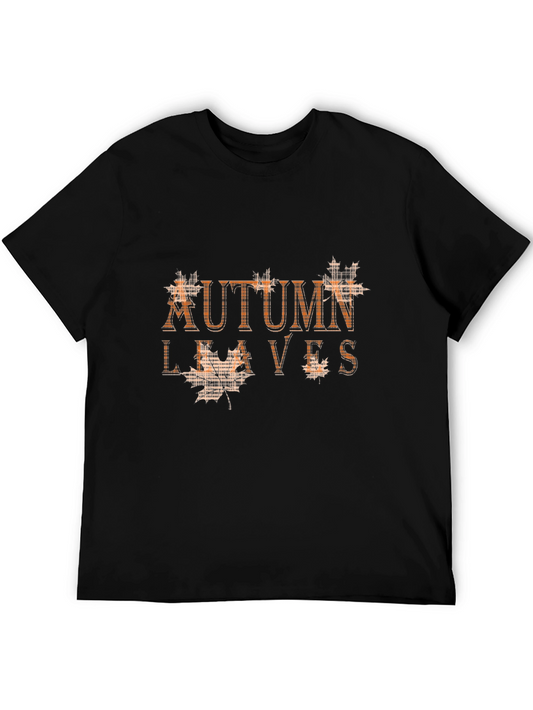 Autumn Leaves Graphic Tee - Stylish Fall Apparel